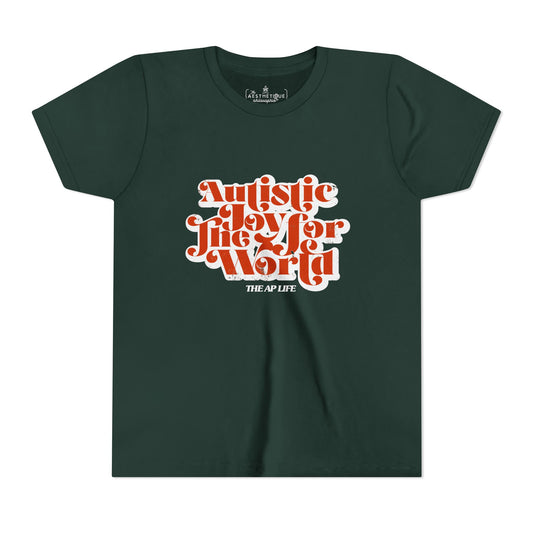 Autistic Joy for the World - Youth Unisex Jersey Tee