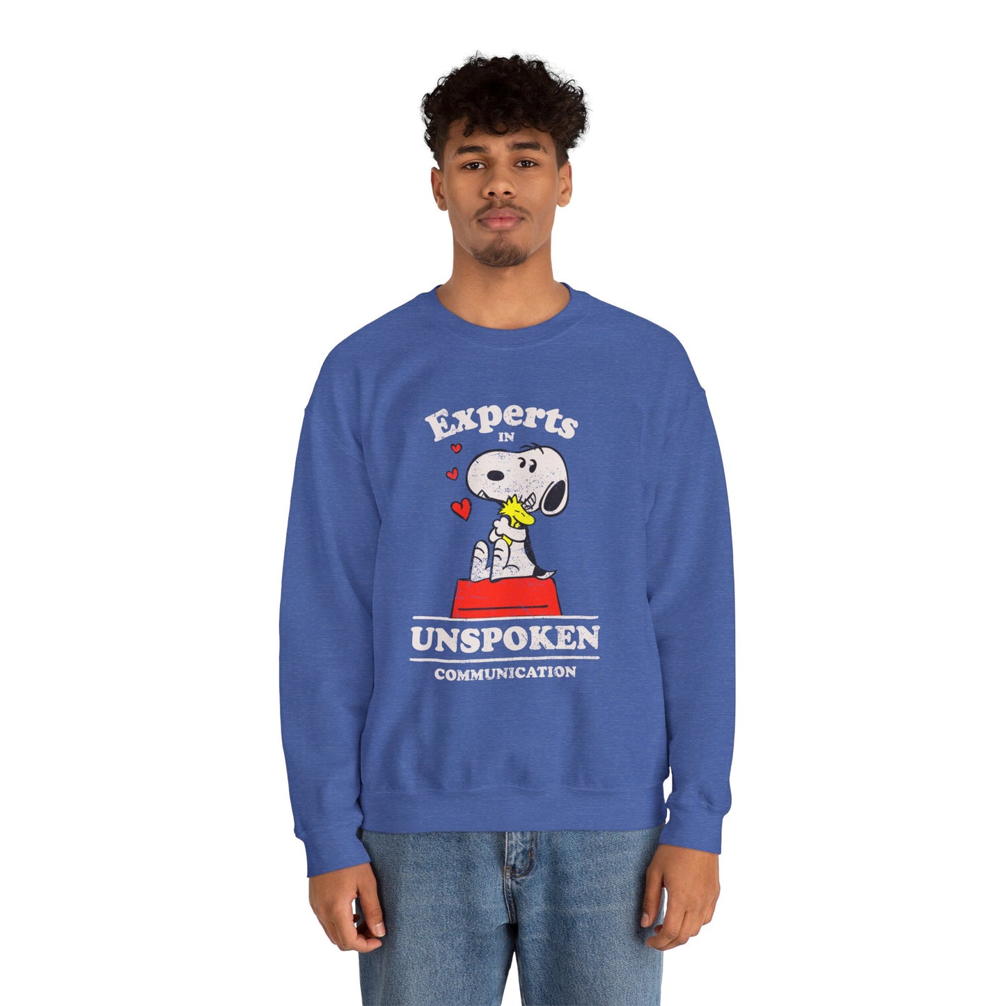 Experts in Unspoken Communication - Adult Unisex Heavy Blend™ Crewneck Sweatshirt
