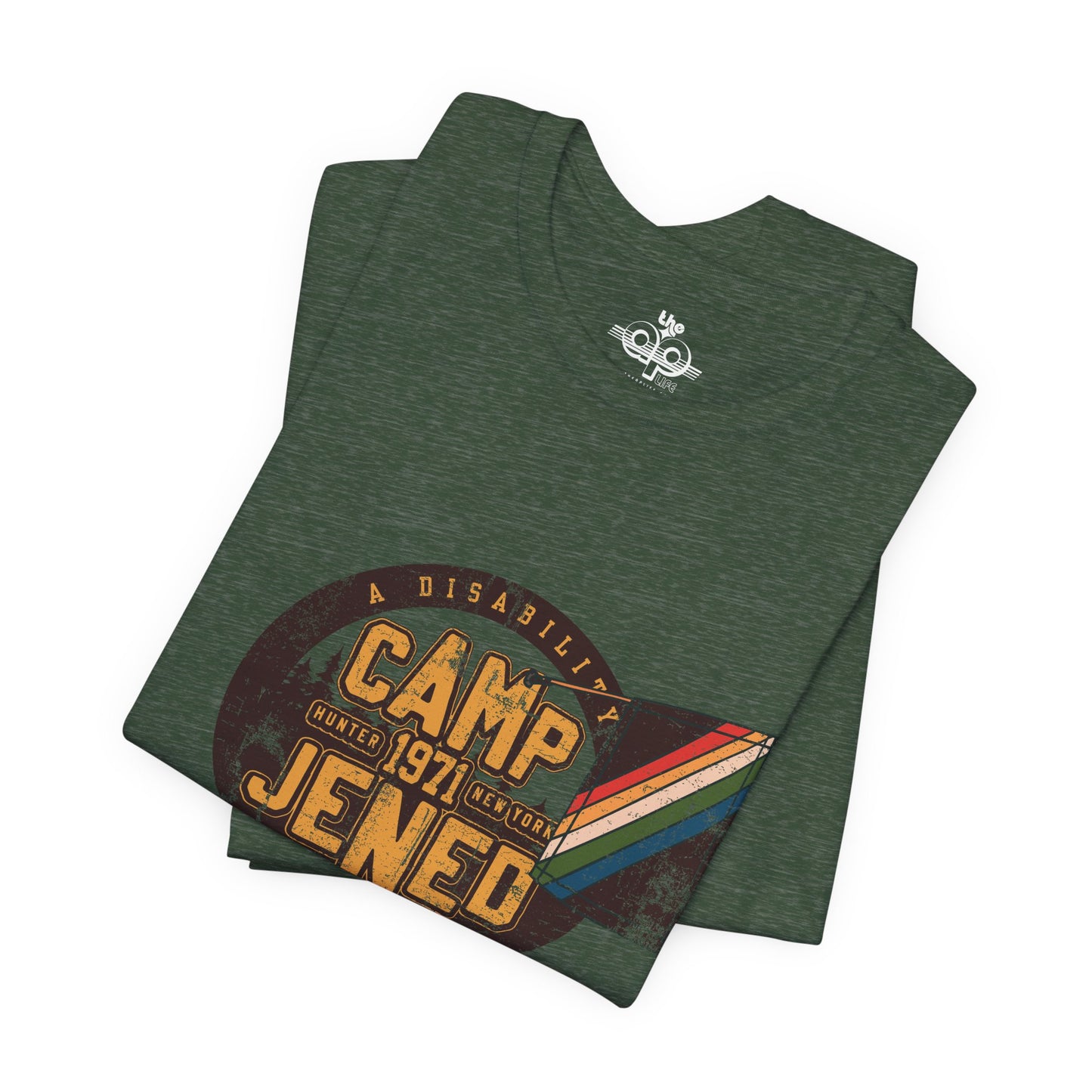 Camp Jened 1971 - A Disability Revolution - Adult Unisex Jersey Short Sleeve Tee