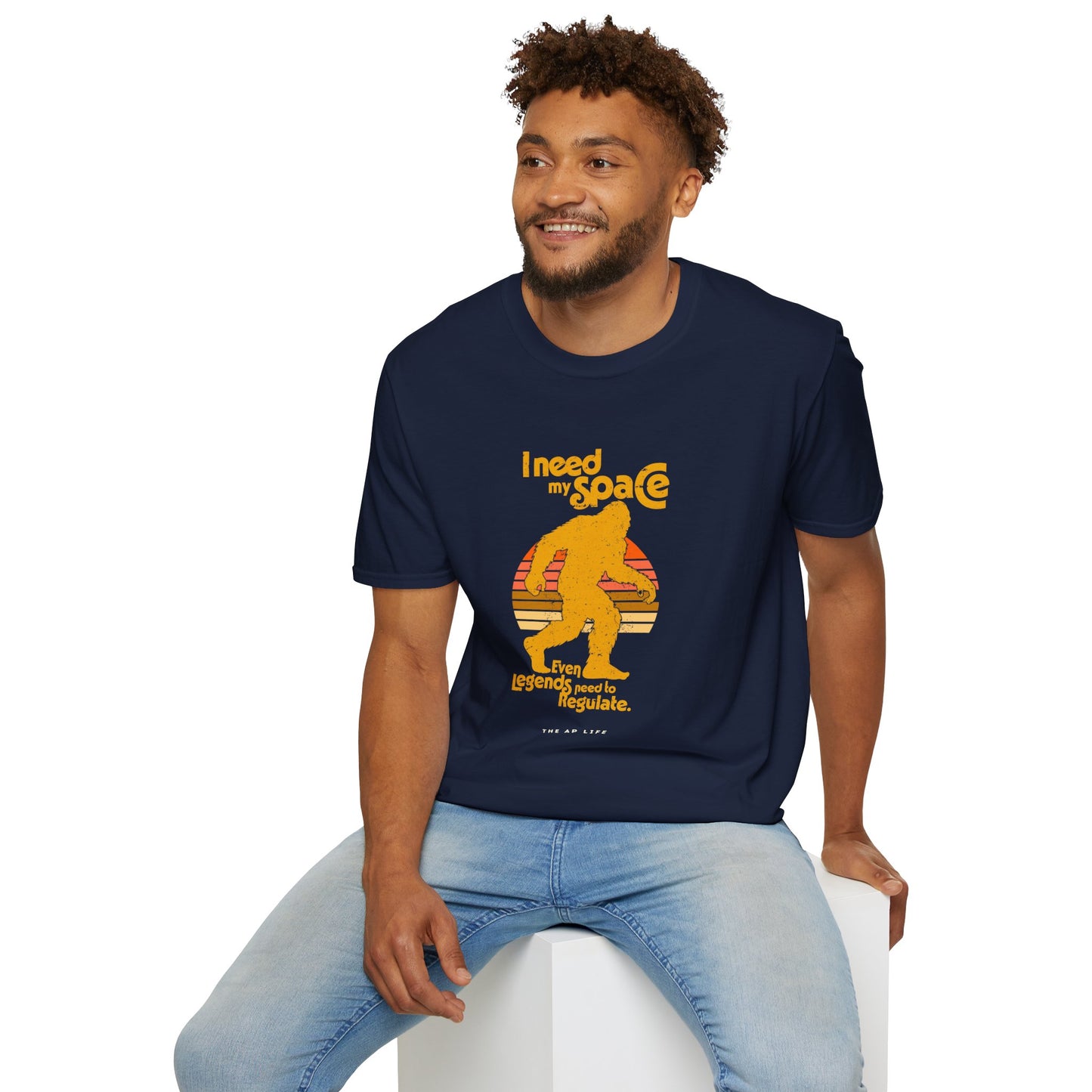 I Need my Space - Even Legends Need to Regulate - Unisex Softstyle T-Shirt