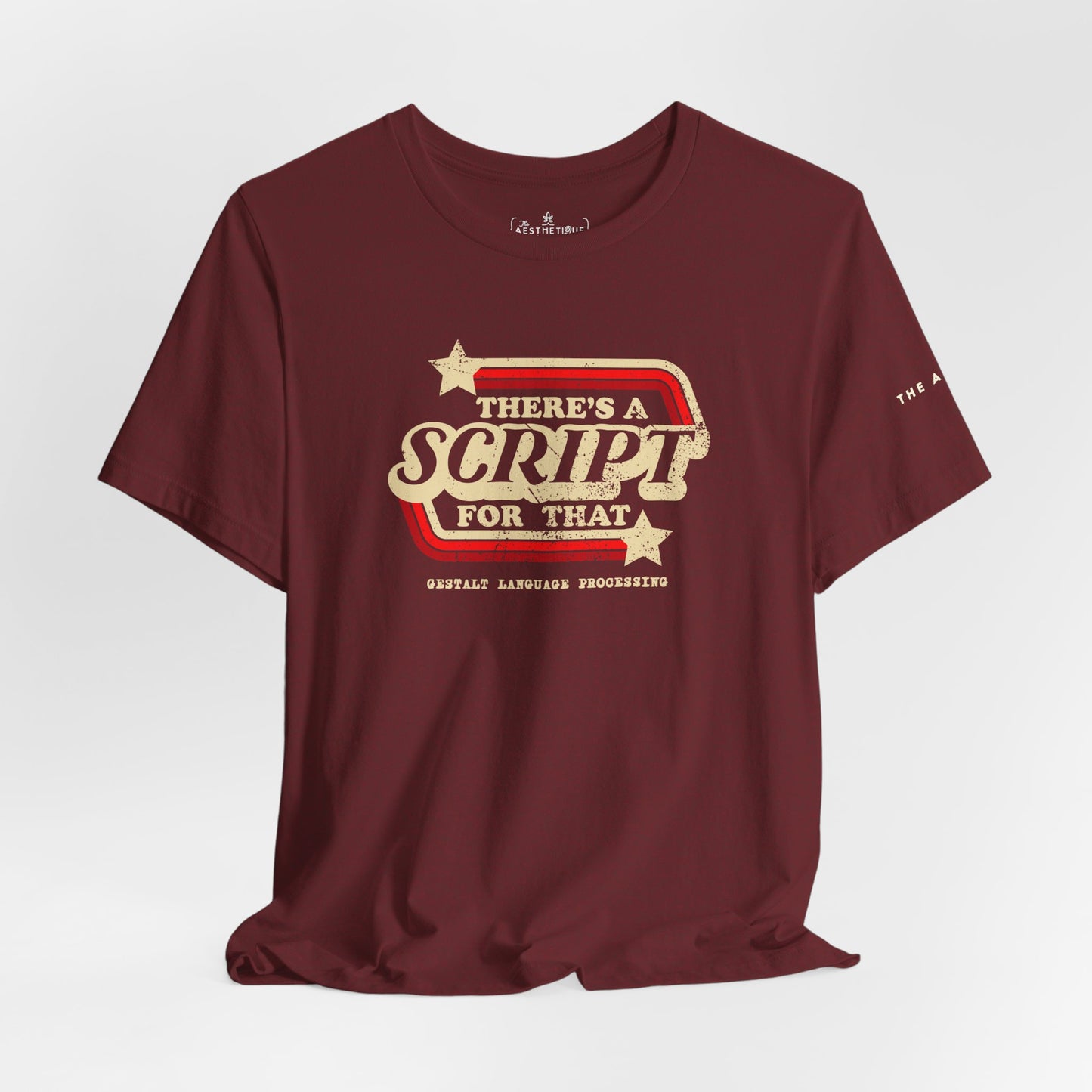 Vintage Script Graphic Tee - Perfect for Casual Wear