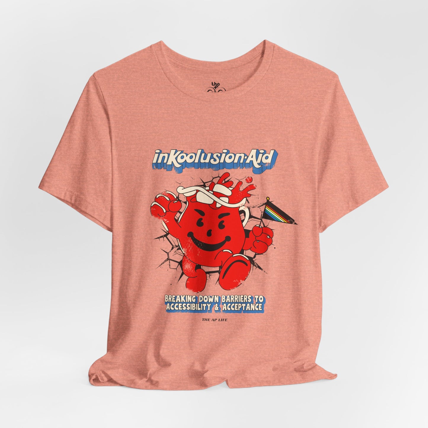 InKoolusion Aid - Breaking Down Barriers to Accessibility & Acceptance - Disability Rights - Adult Unisex Jersey Short Sleeve Tee