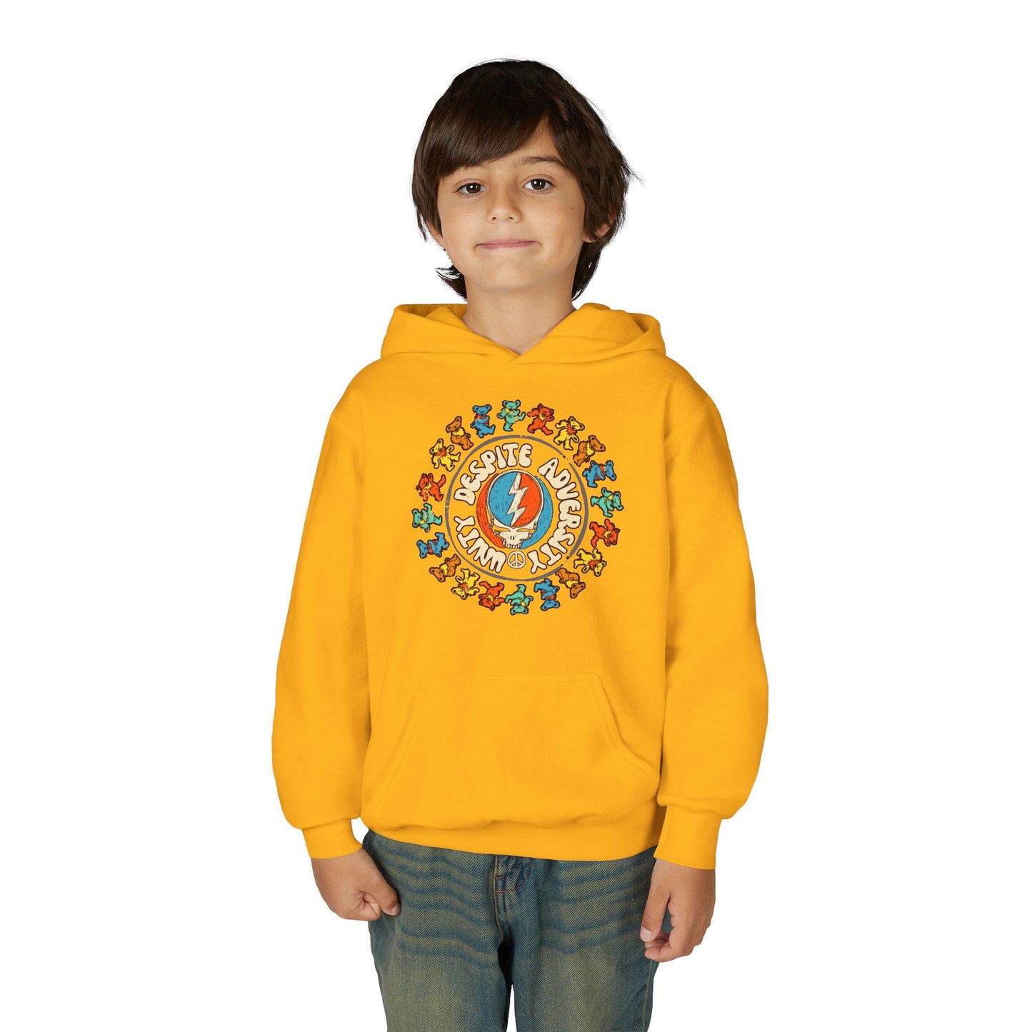 Unity Despite Adversity - Youth Heavy Blend Hooded Sweatshirt