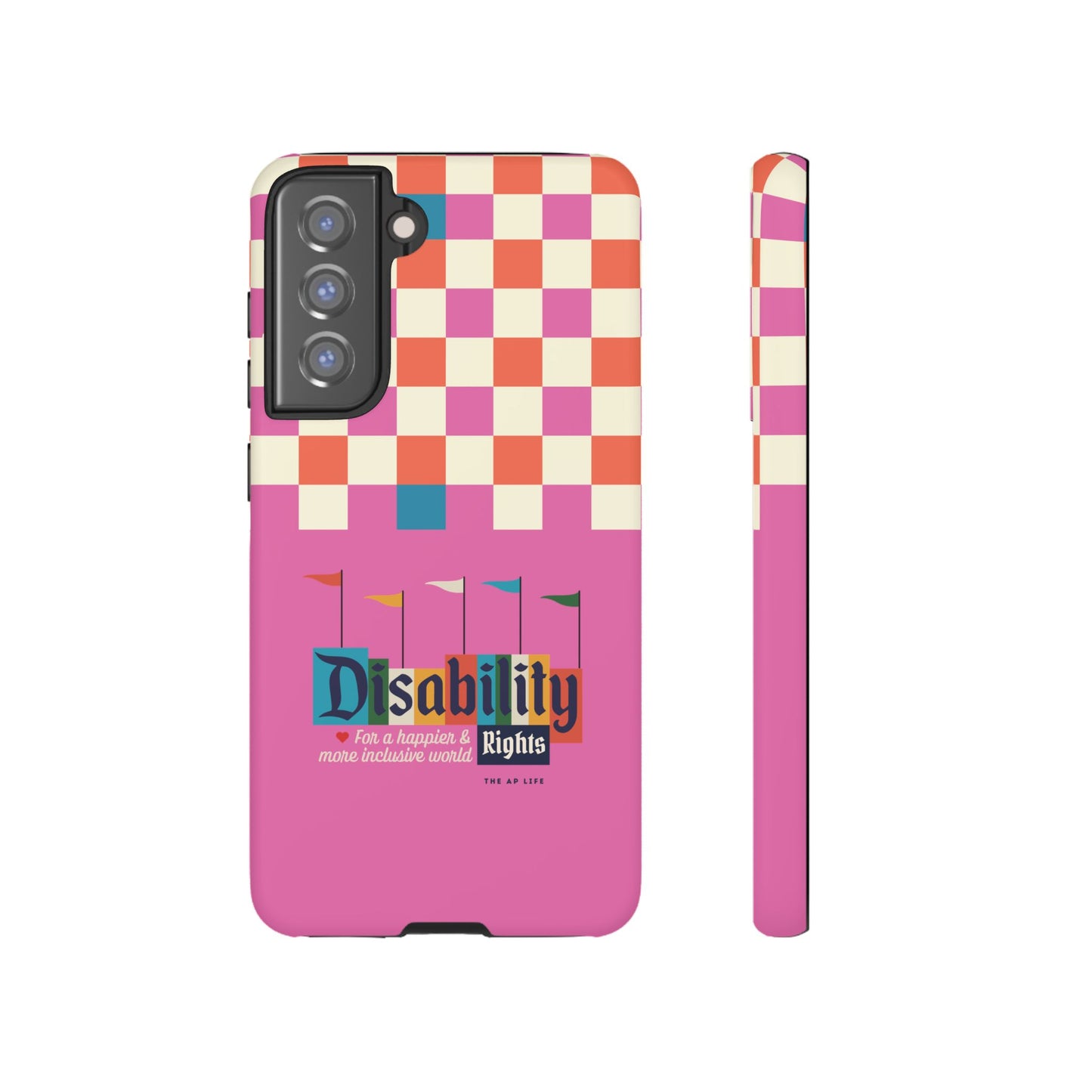 Disability Rights for a Happier & More Inclusive World - Android Phone Case for Google Pixel & Samsung Phones