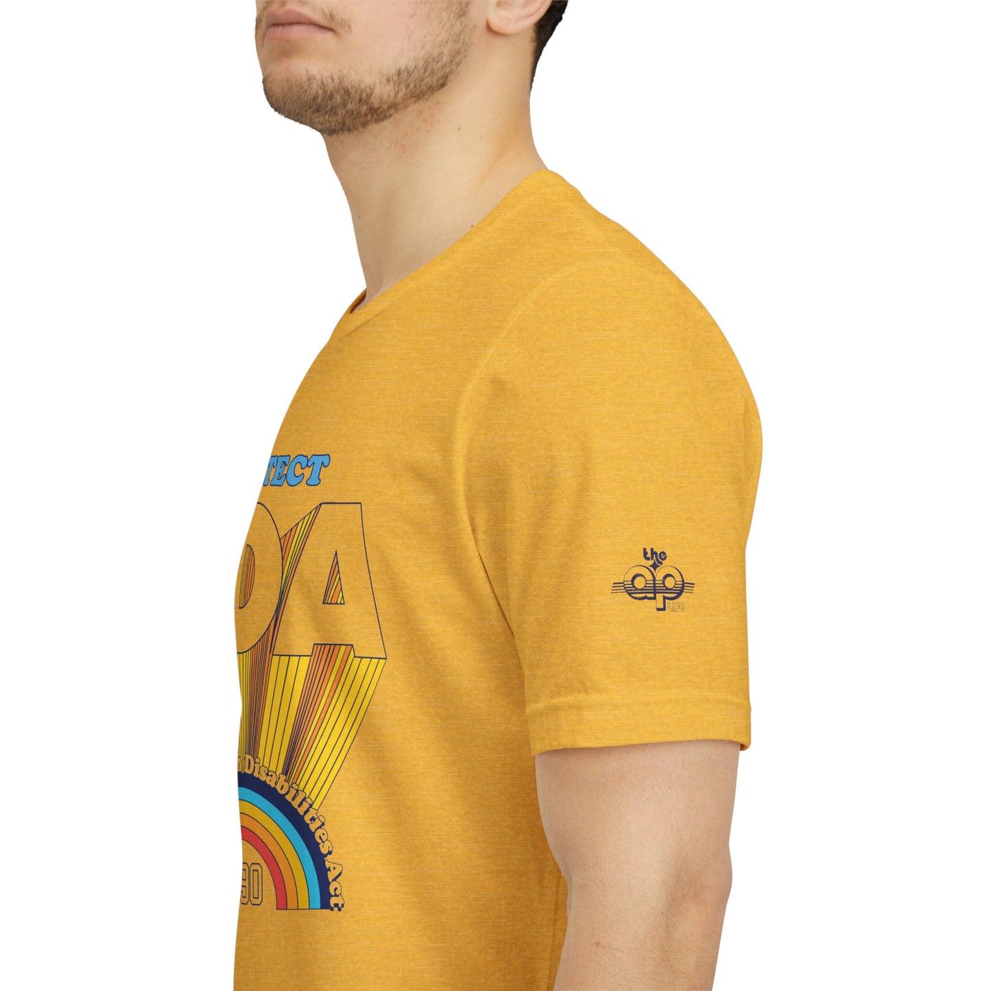 Protect ADA - Americans With Disabilities Act 1990 - Adult Unisex Jersey Short Sleeve Tee