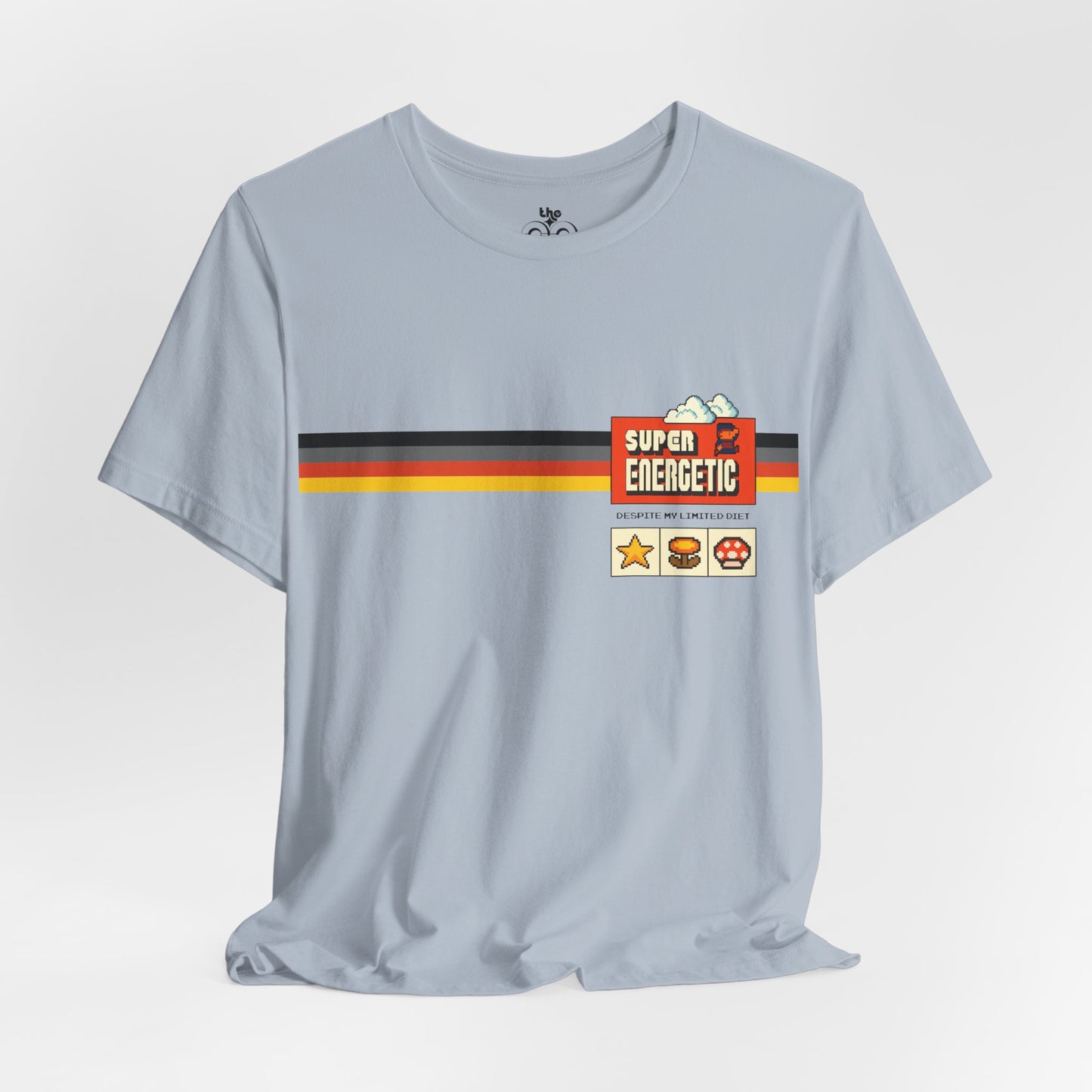 Super Energetic Despite My Limited Diet - Adult Unisex Jersey Short Sleeve Tee