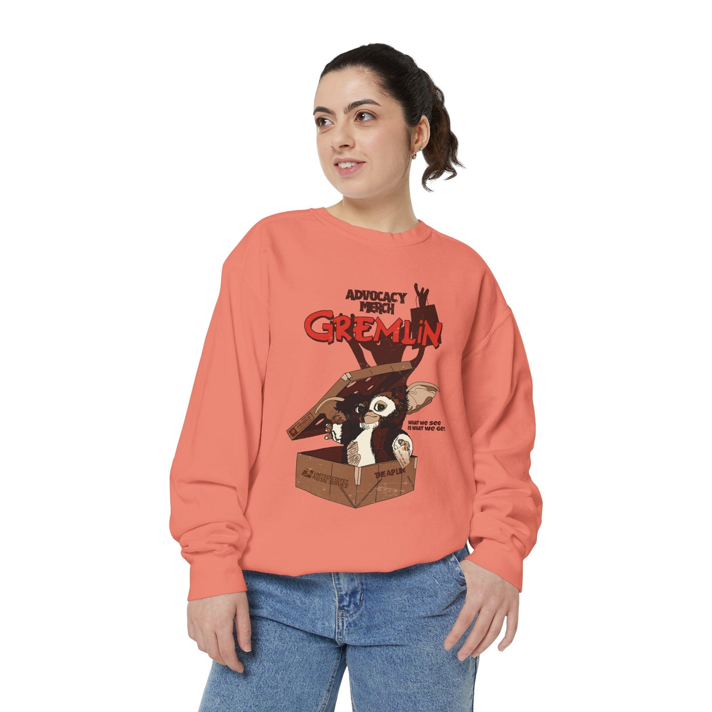 Advocacy Merch Gremlin - Adult Unisex Garment-Dyed Sweatshirt