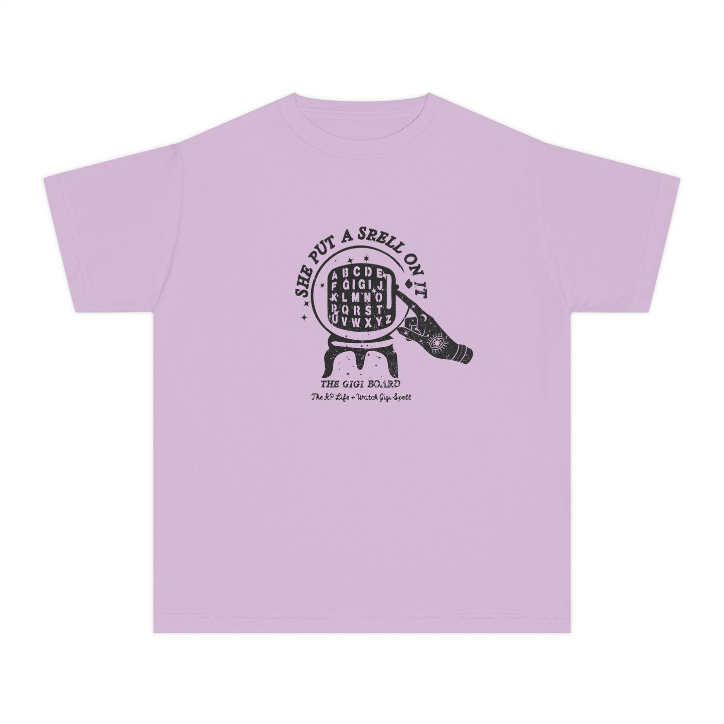 She Put a Spell on it - The Gigi Board - Youth Unisex Tee - Watch Gigi Spell Fundraiser