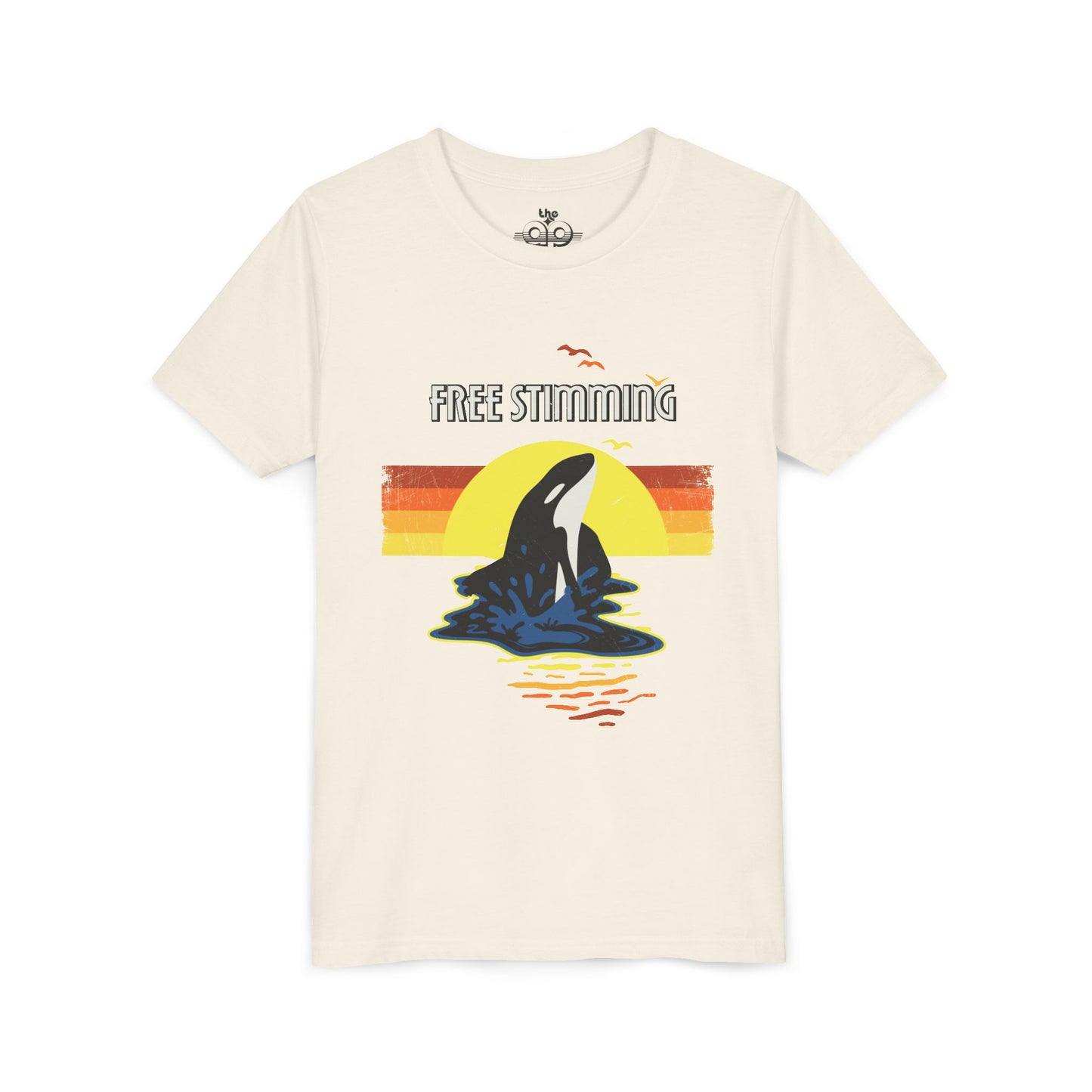 Free Stimming - Orca - Youth Unisex Short Sleeve Tee
