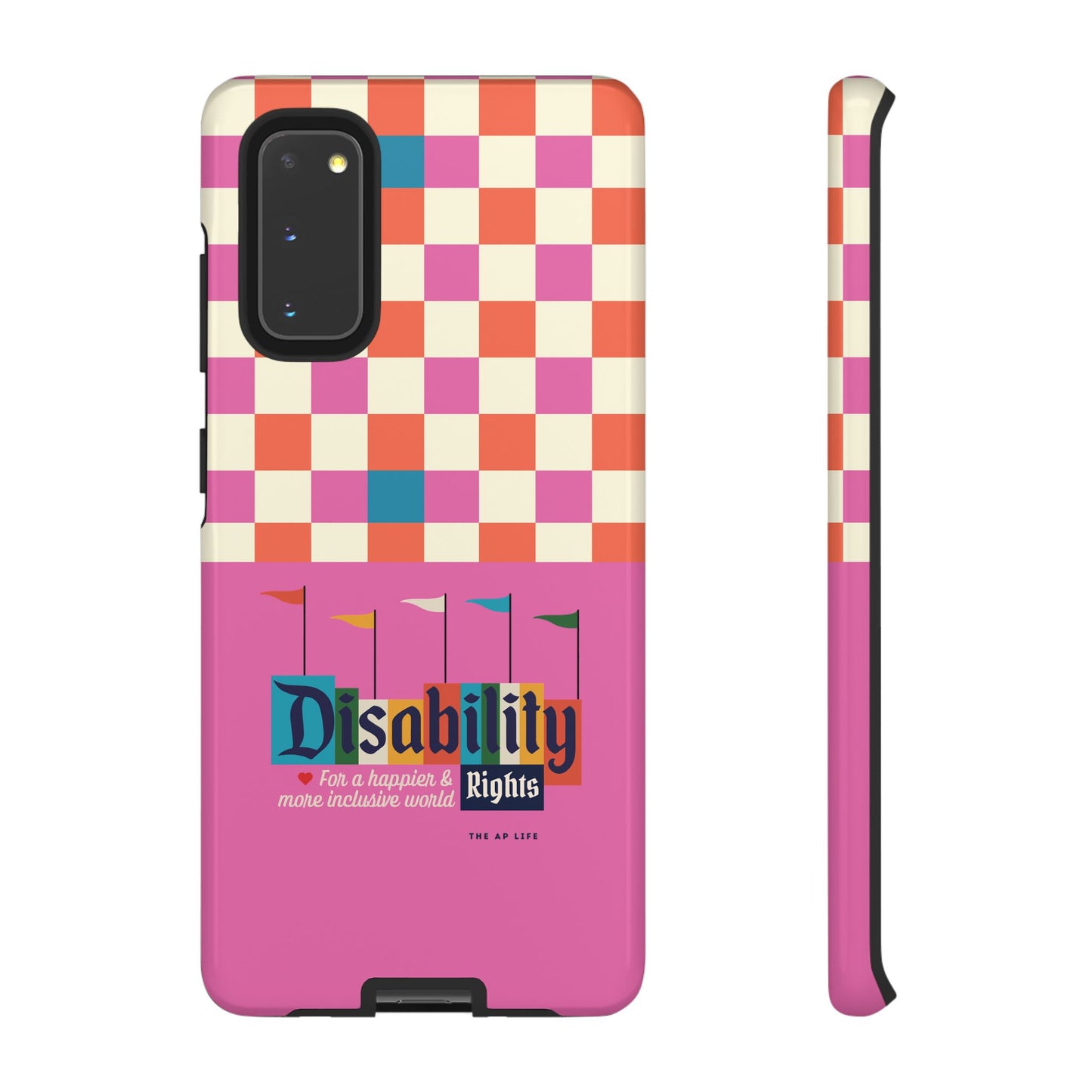 Disability Rights for a Happier & More Inclusive World - Android Phone Case for Google Pixel & Samsung Phones
