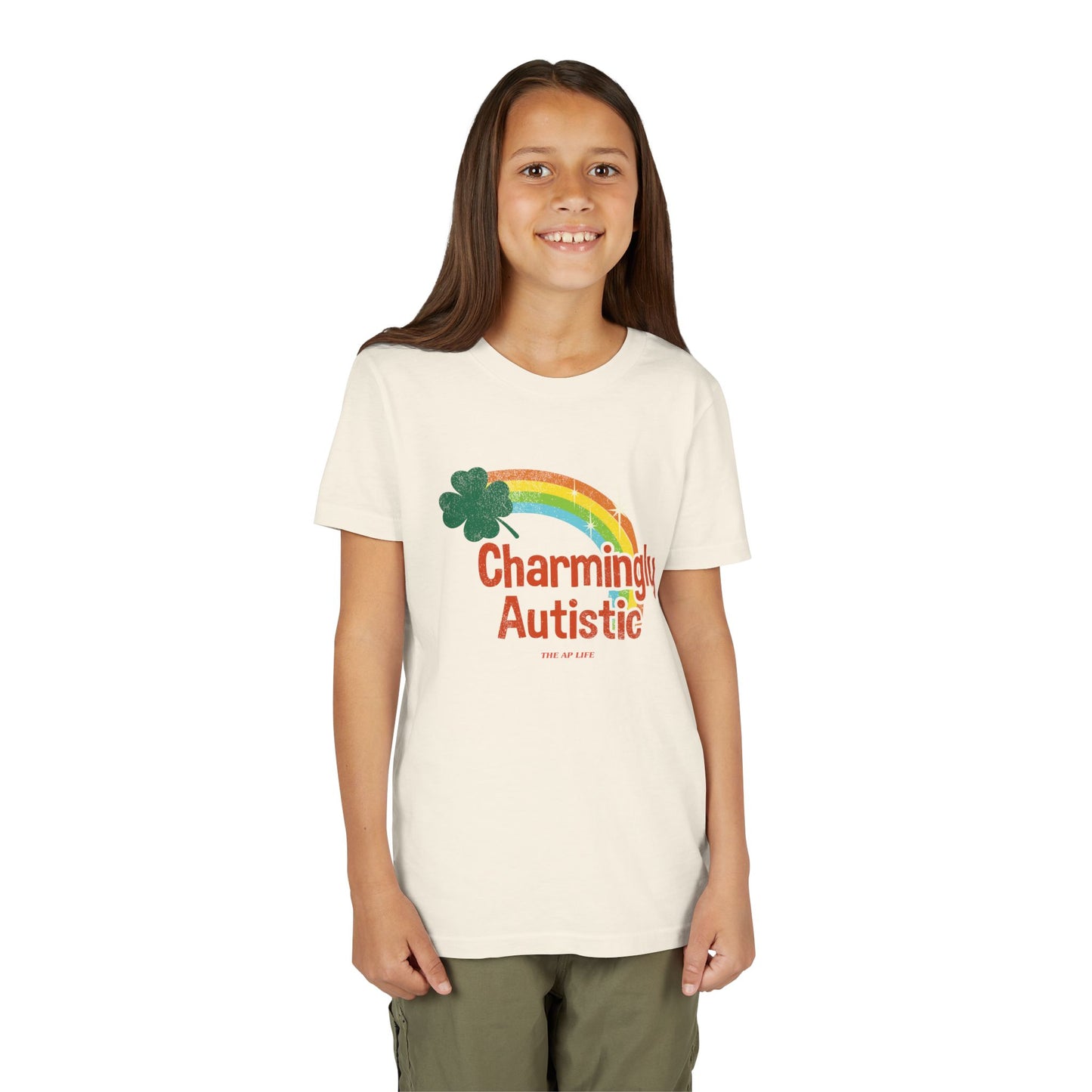 Charmingly Autistic - Youth Unisex Short Sleeve Tee