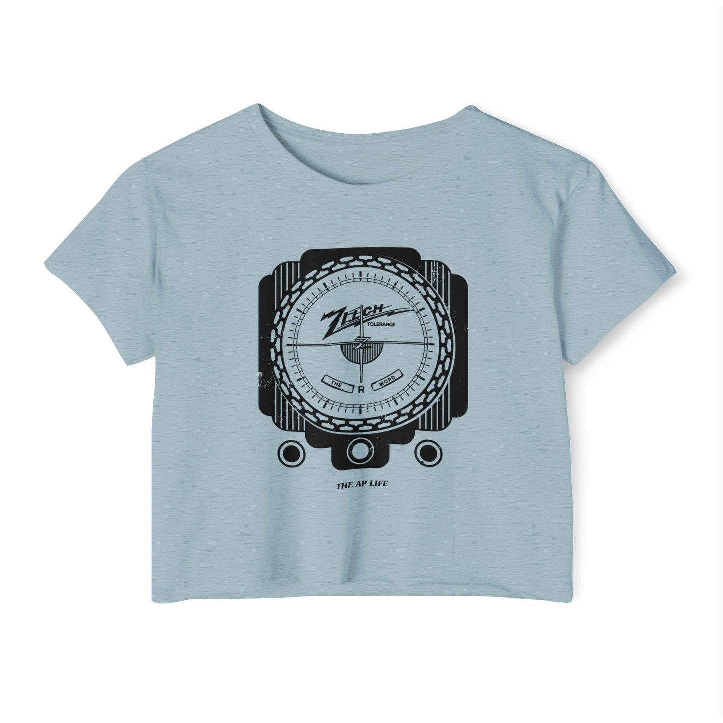 Zilch Tolerance for the R Word - Women's Crop Top Tee