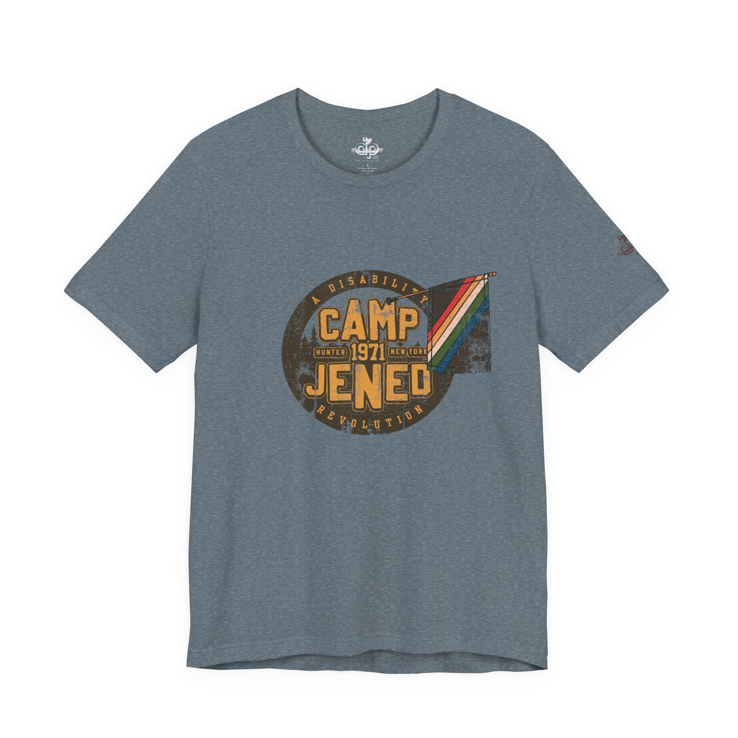 Camp Jened 1971 - A Disability Revolution - Adult Unisex Jersey Short Sleeve Tee