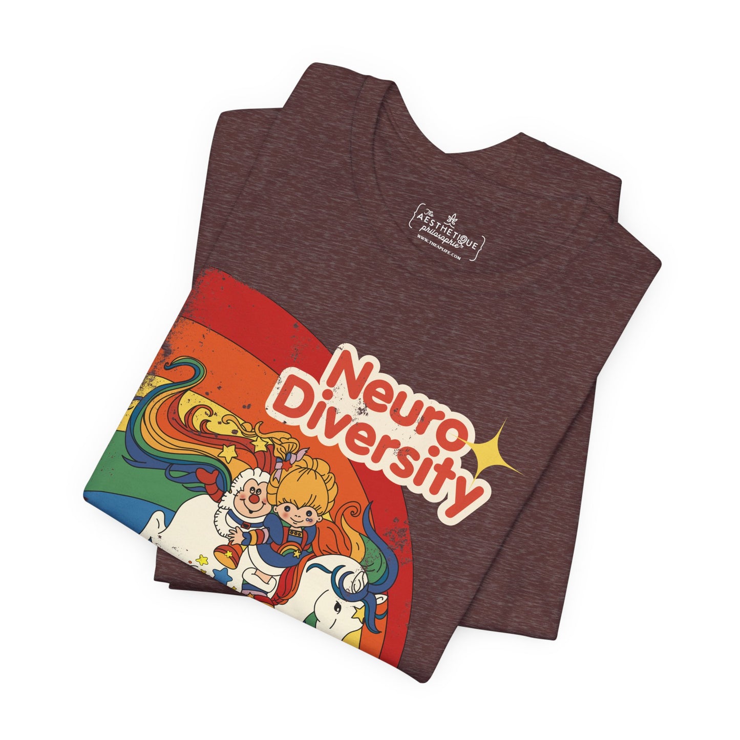 Neurodiversity Spreads Color to the Earth - Adult Unisex Jersey Short Sleeve Tee