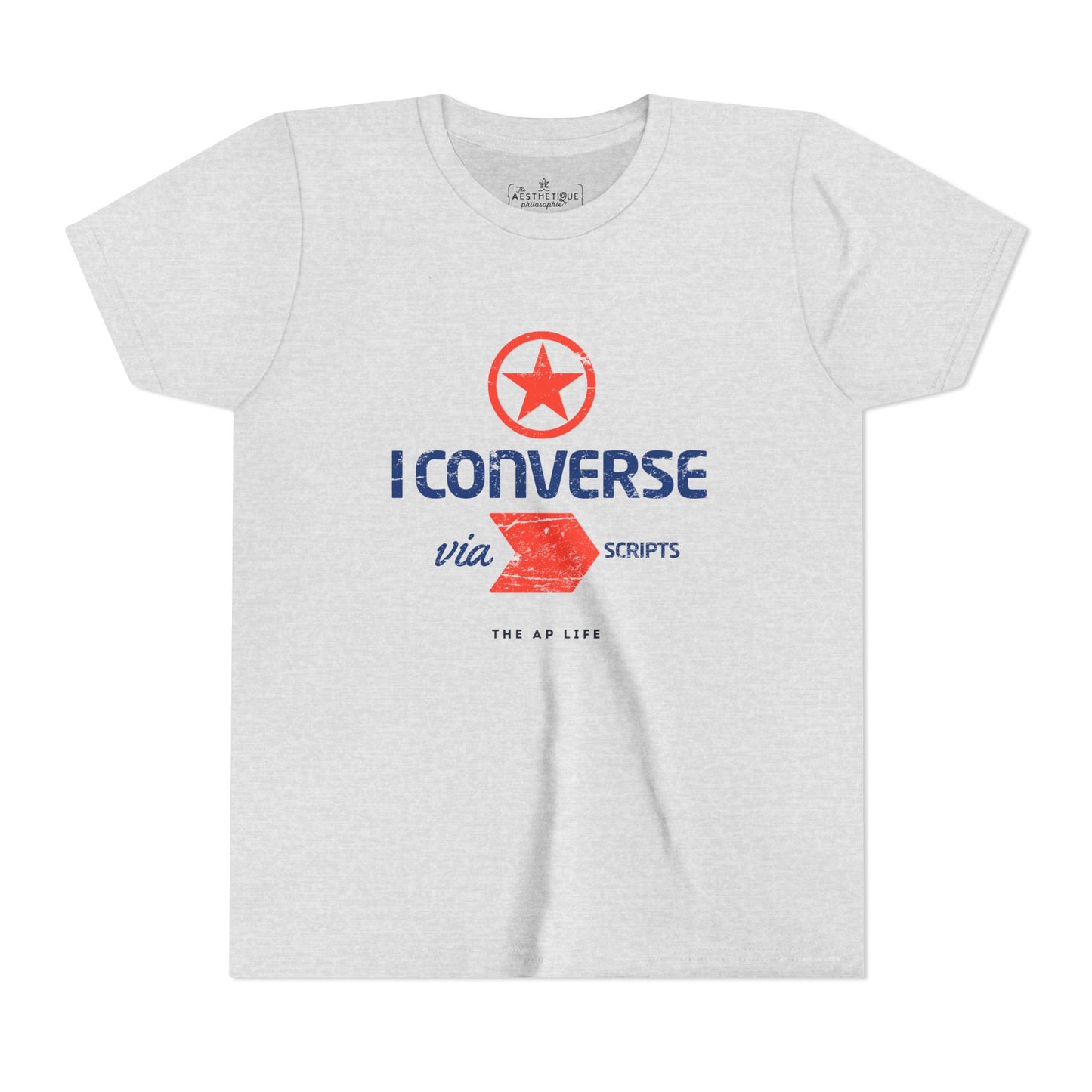 I Converse Via Scripts - GLP - Youth Unisex Jersey Tee