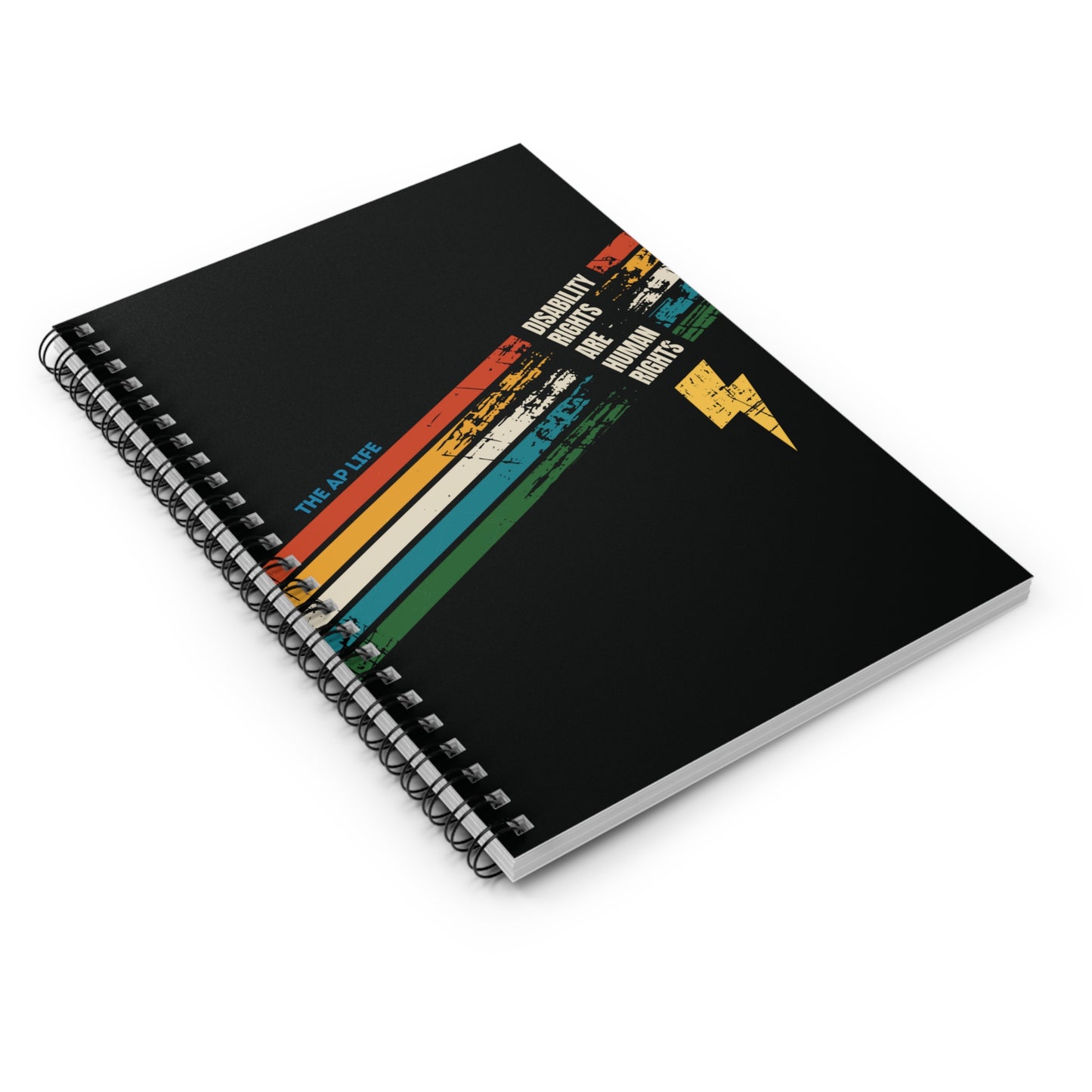 Disability Rights Are Human Rights - 6" x 8" Lined Spiral Notebook