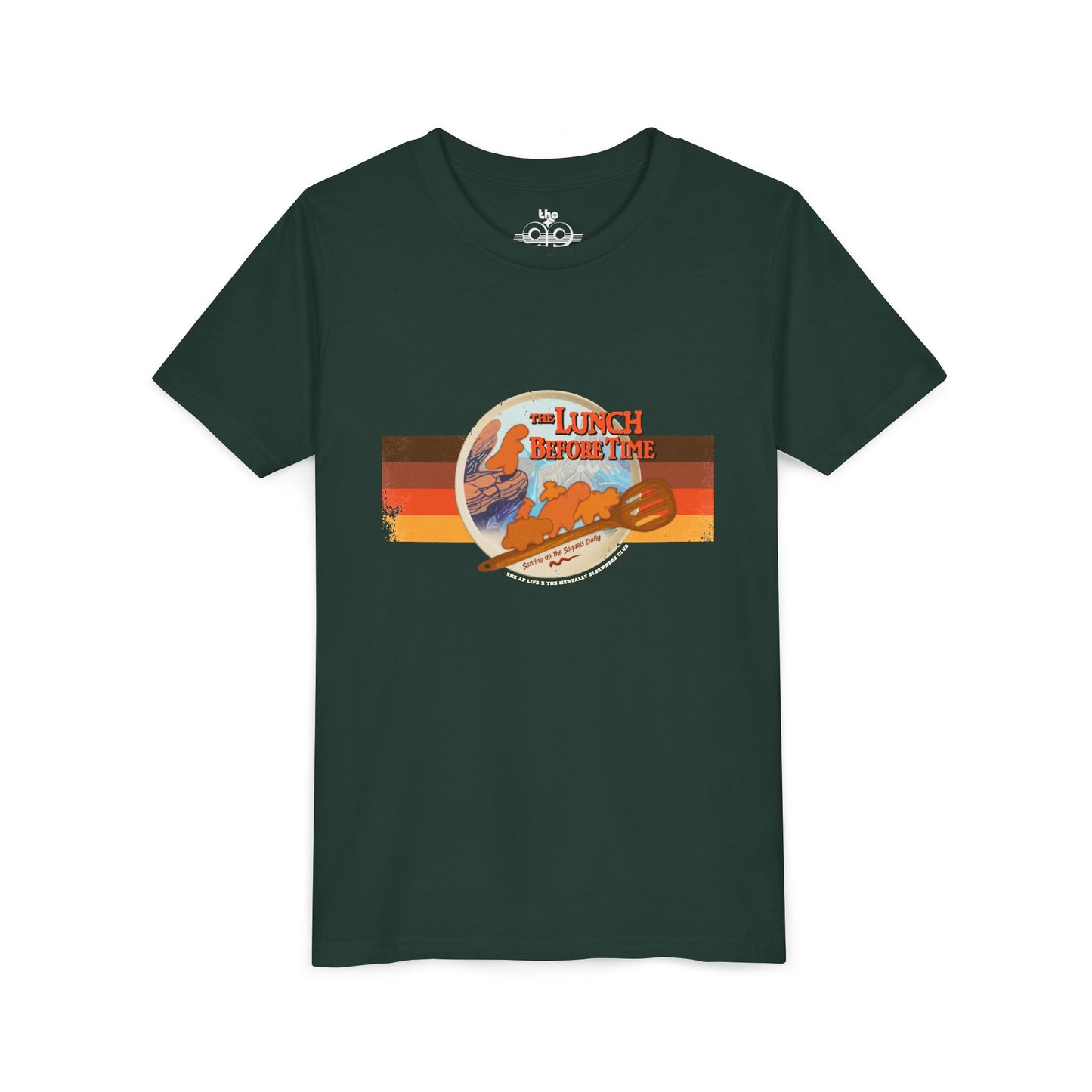 The Lunch Before Time - Serving Up The Sequels Daily - Unisex Youth Short Sleeve Tee - Collab with TMEC