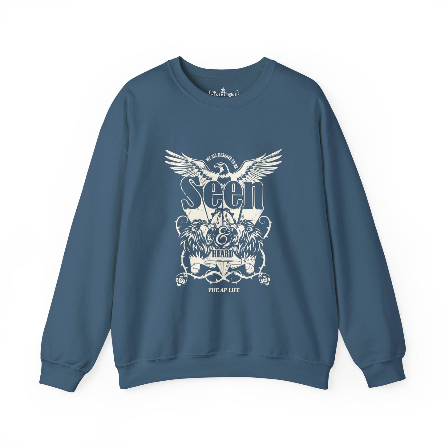 We All Deserve to be Seen & Heard - Adult Unisex Heavy Blend™ Crewneck Sweatshirt