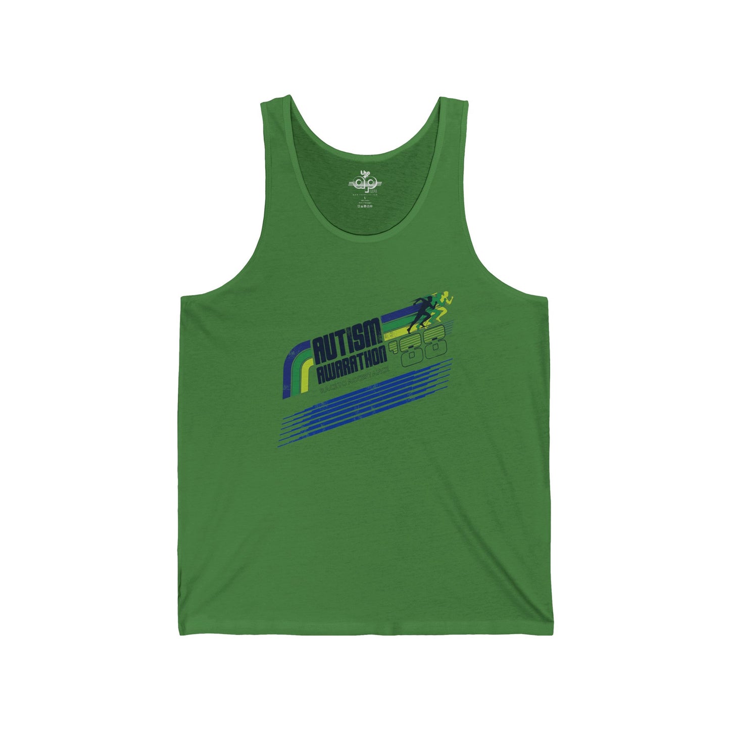 Autism Awarathon - Race to Acceptance - Adult Unisex Jersey Tank