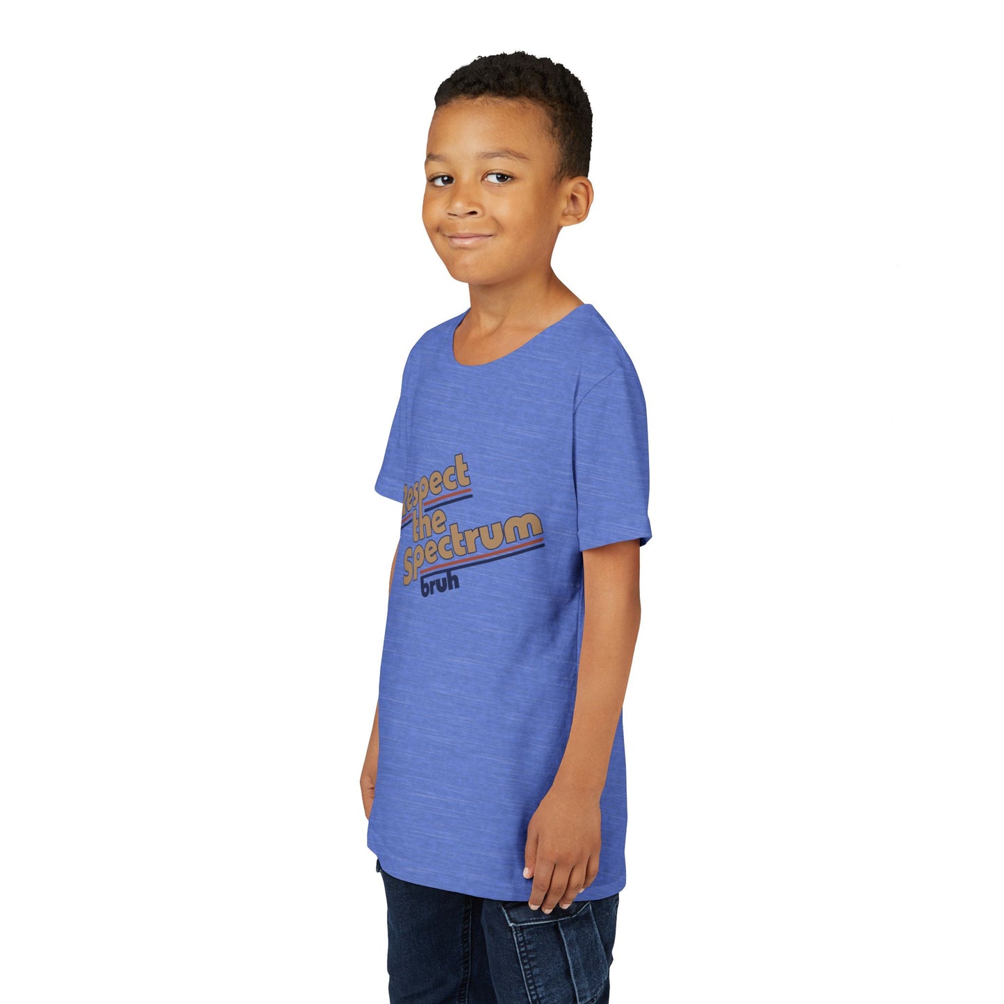 Respect The Spectrum, Bruh - Youth Unisex Short Sleeve Tee