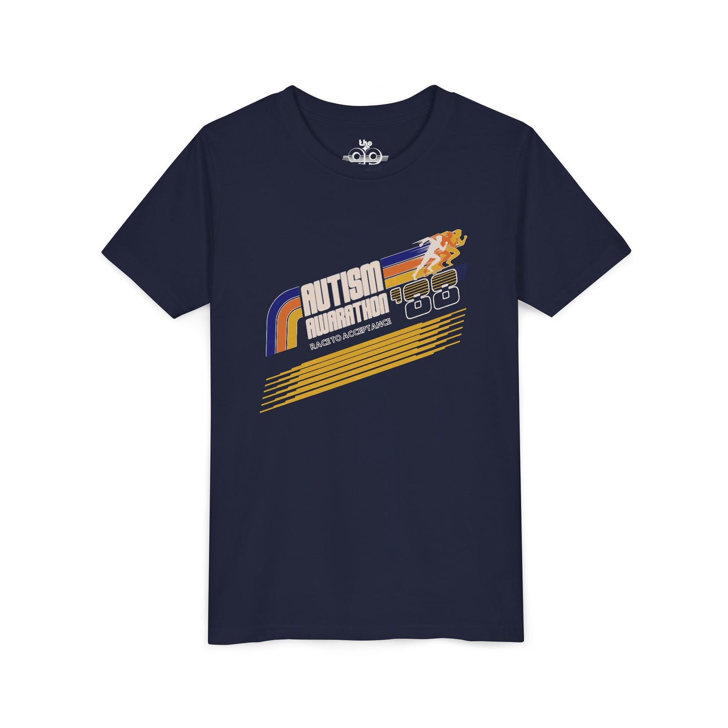 Autism Awarathon - Race to Acceptance - Youth Unisex Short Sleeve Tee