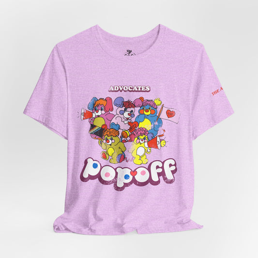 Advocates, Pop-Off - Adult Unisex Jersey Short Sleeve Tee