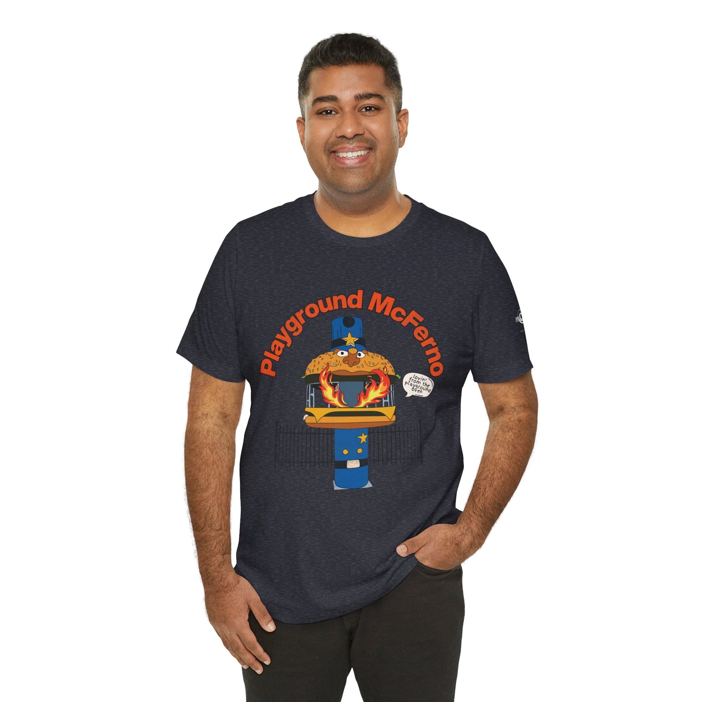 Playground McFerno - Lovin' From the Playground Oven - Adult Unisex Jersey Short Sleeve Tee