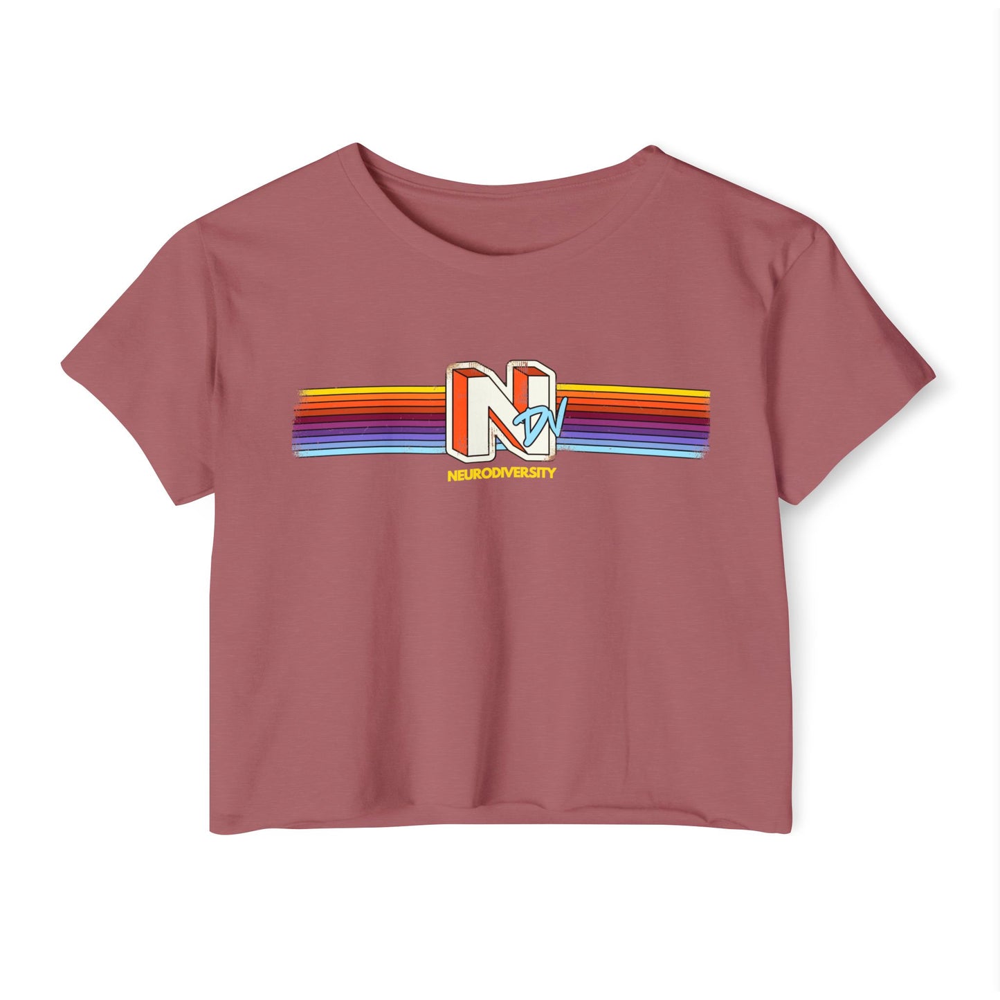 NDV - Neurodiversity - Women's Crop Top Tee