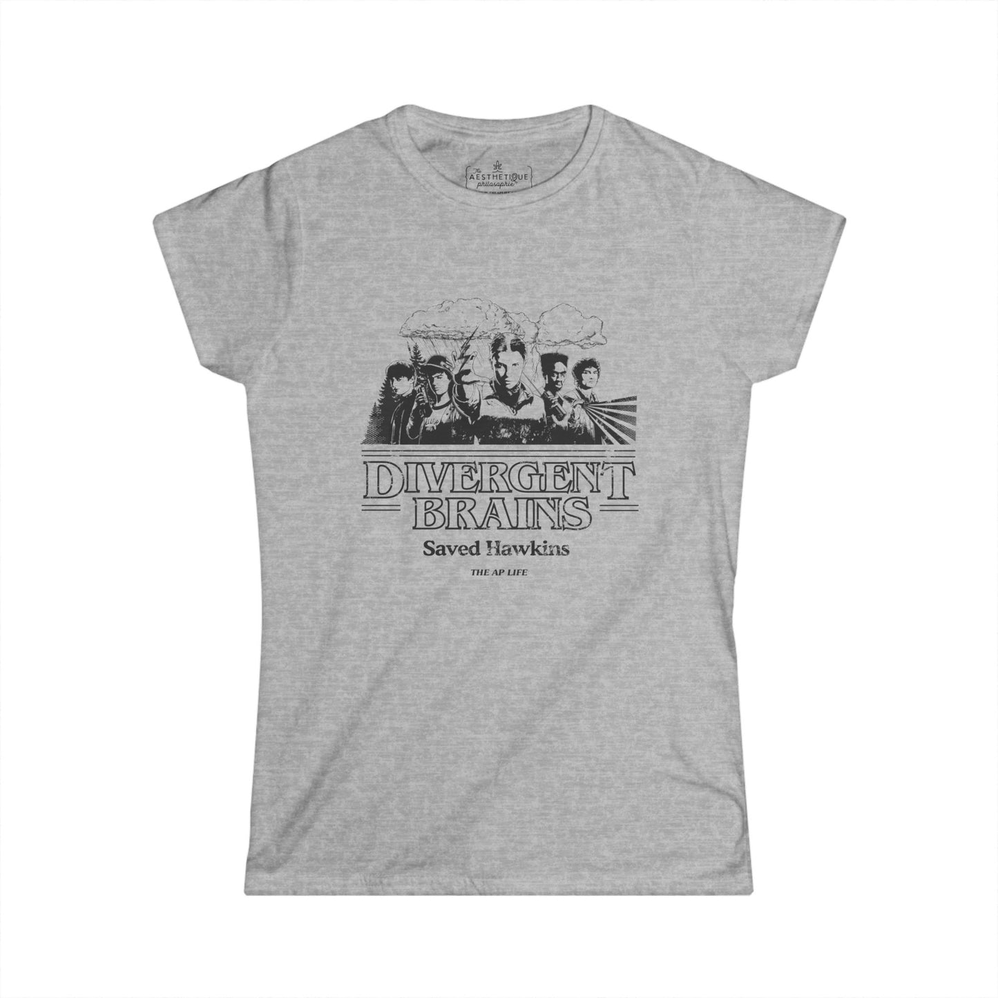 Divergent Minds Saved Hawkins - Women's Softstyle Tee