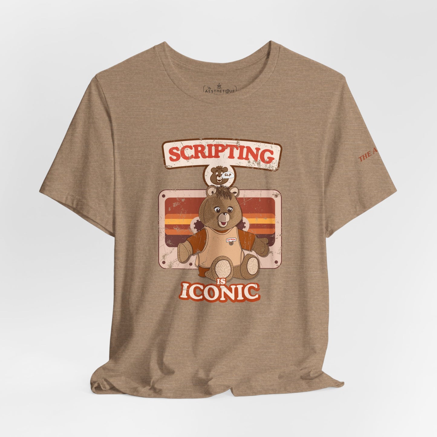 Scripting is Iconic - GLP - Teddy RecSpin - Adult Unisex Jersey Tee