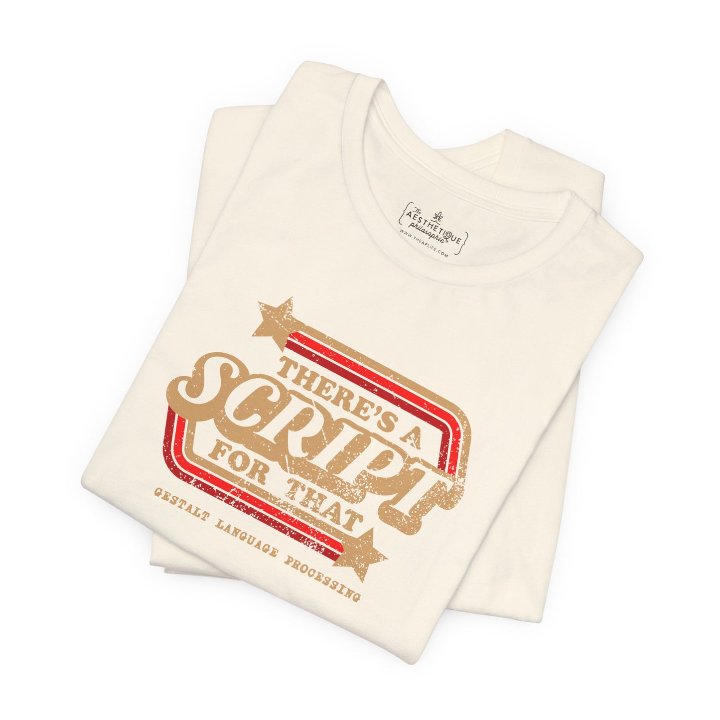 Vintage Script Graphic Tee - Perfect for Casual Wear