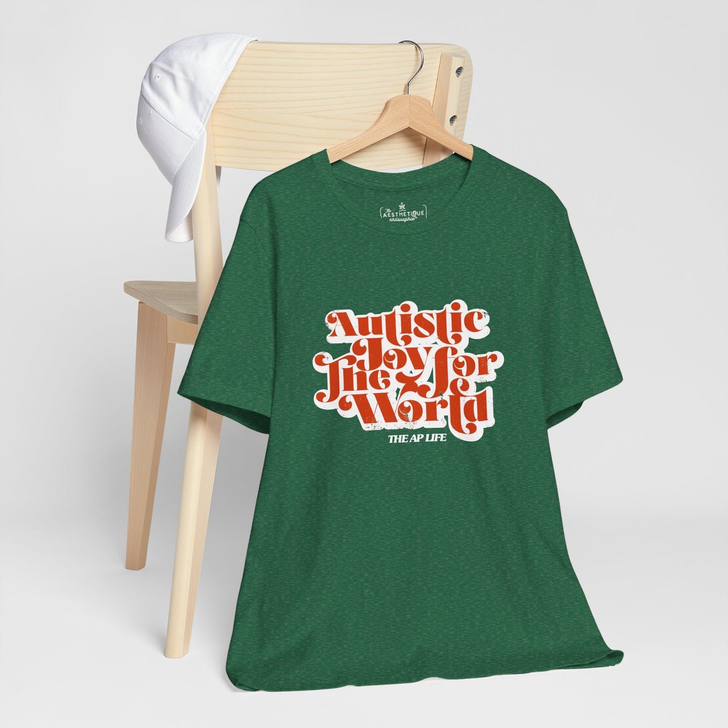 Autistic Joy for the World - Seasonal Style - Unisex Jersey Short Sleeve Tee
