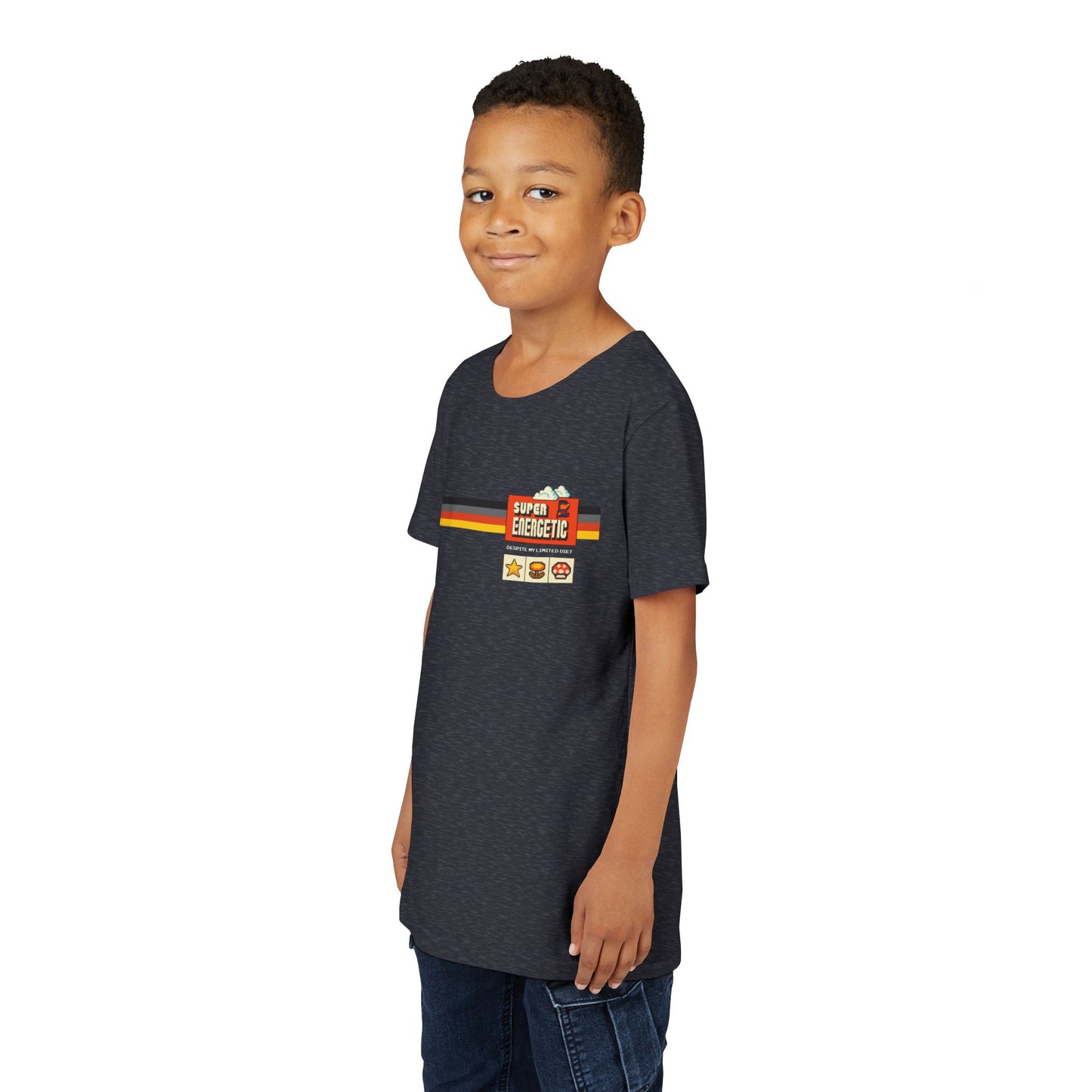 Super Energetic - Despite My Limited Diet - Youth Unisex Short Sleeve Tee