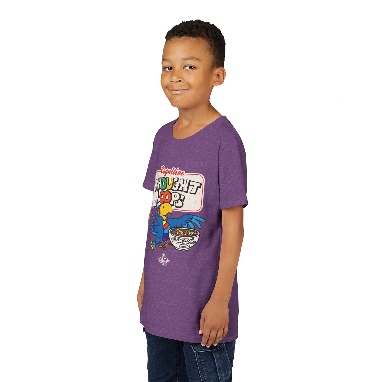 Cognitive Thought Loops - Where the Loop Stops, Nobody Knows - Unisex Youth Short Sleeve Tee