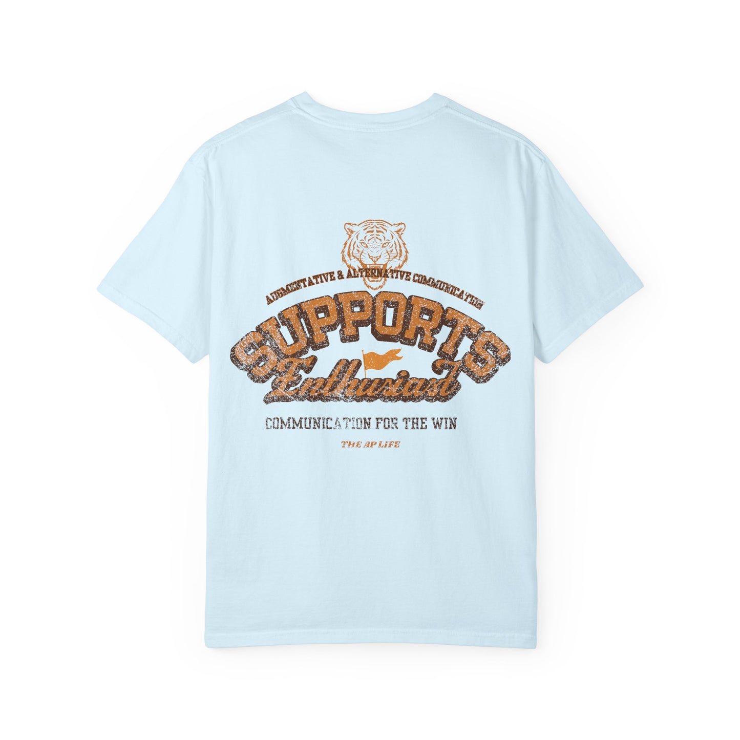 AAC Supports Team Enthusiast - Communication for the Win - Adult Unisex Tee