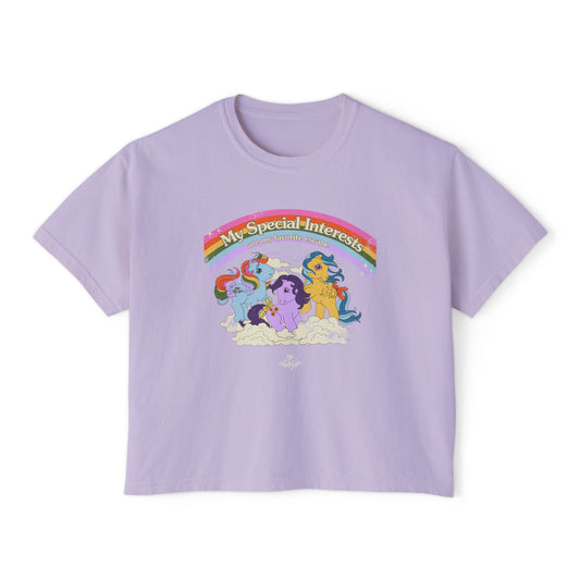 My Special Interests are my Favorite Escape - Women's Boxy Tee