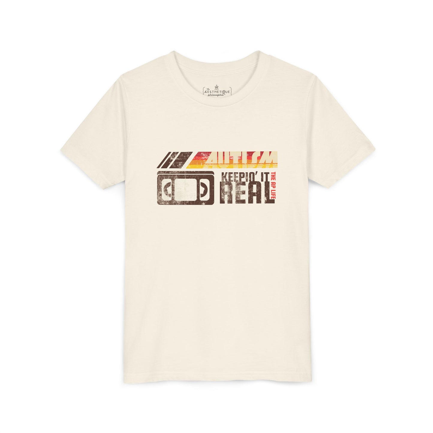 Autism Keepin' it Real - Youth Short Sleeve Tee