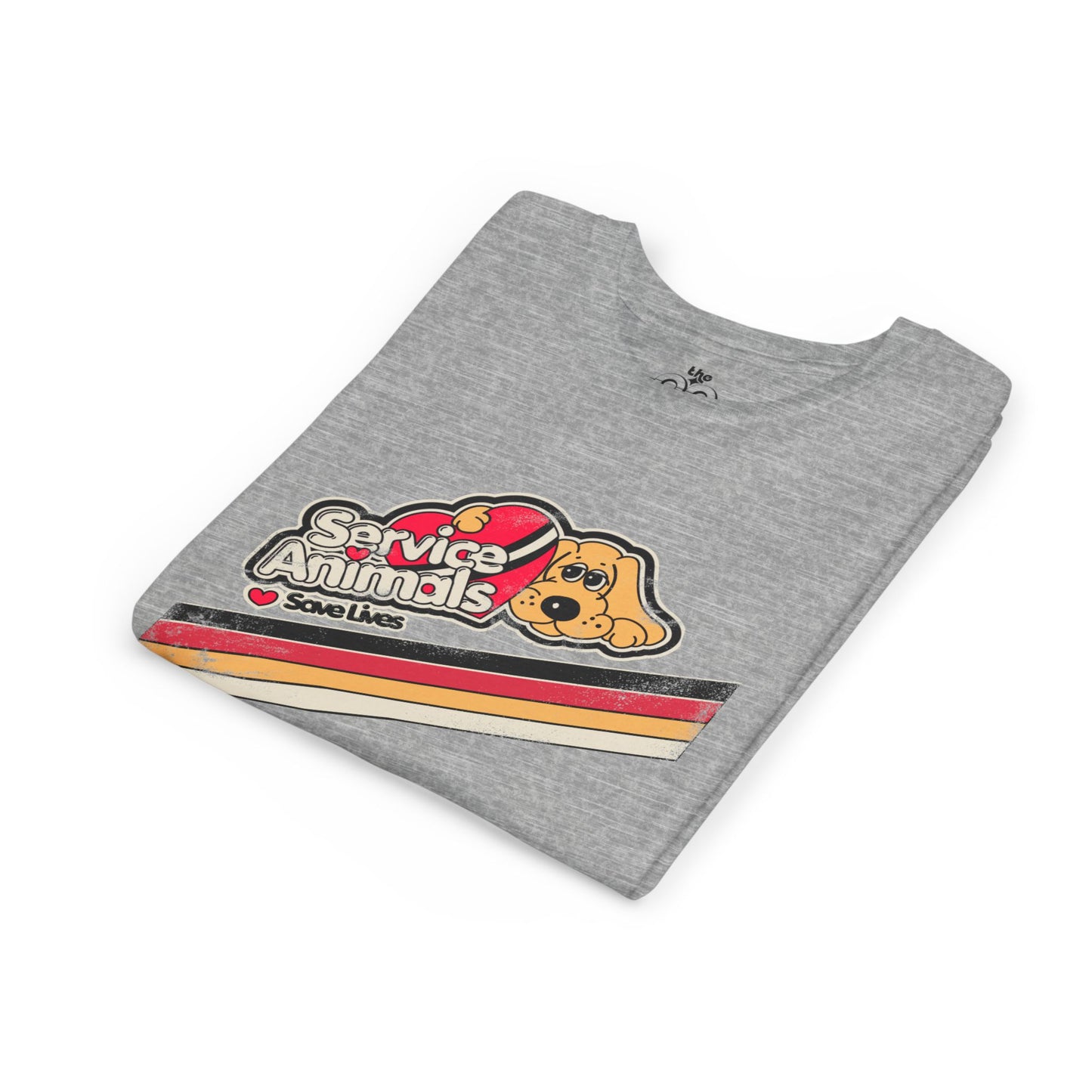 Service Animals Save Lives - Youth Unisex Short Sleeve Tee
