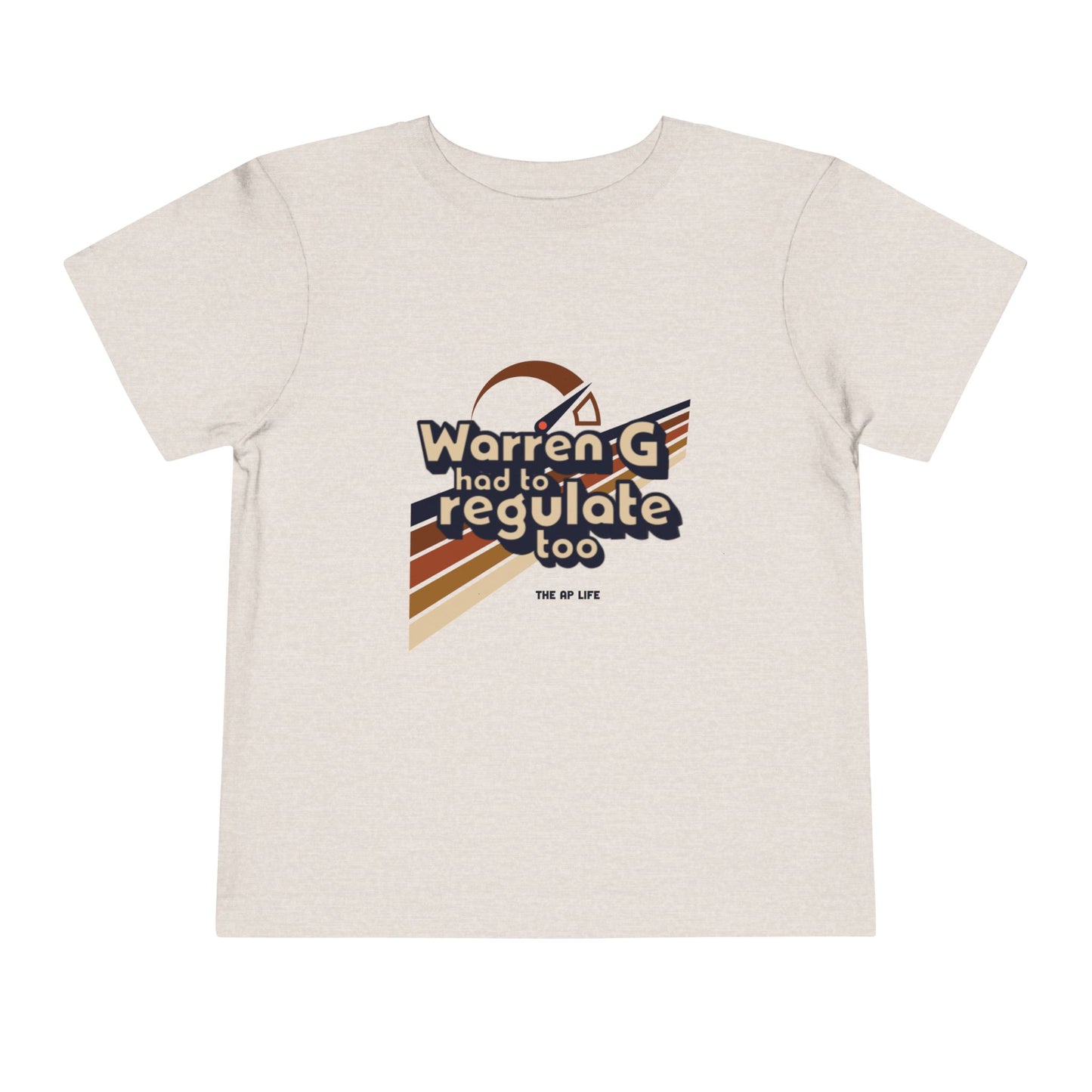 Warren G Had to Regulate Too Retro Style - TODDLER Short Sleeve Tee