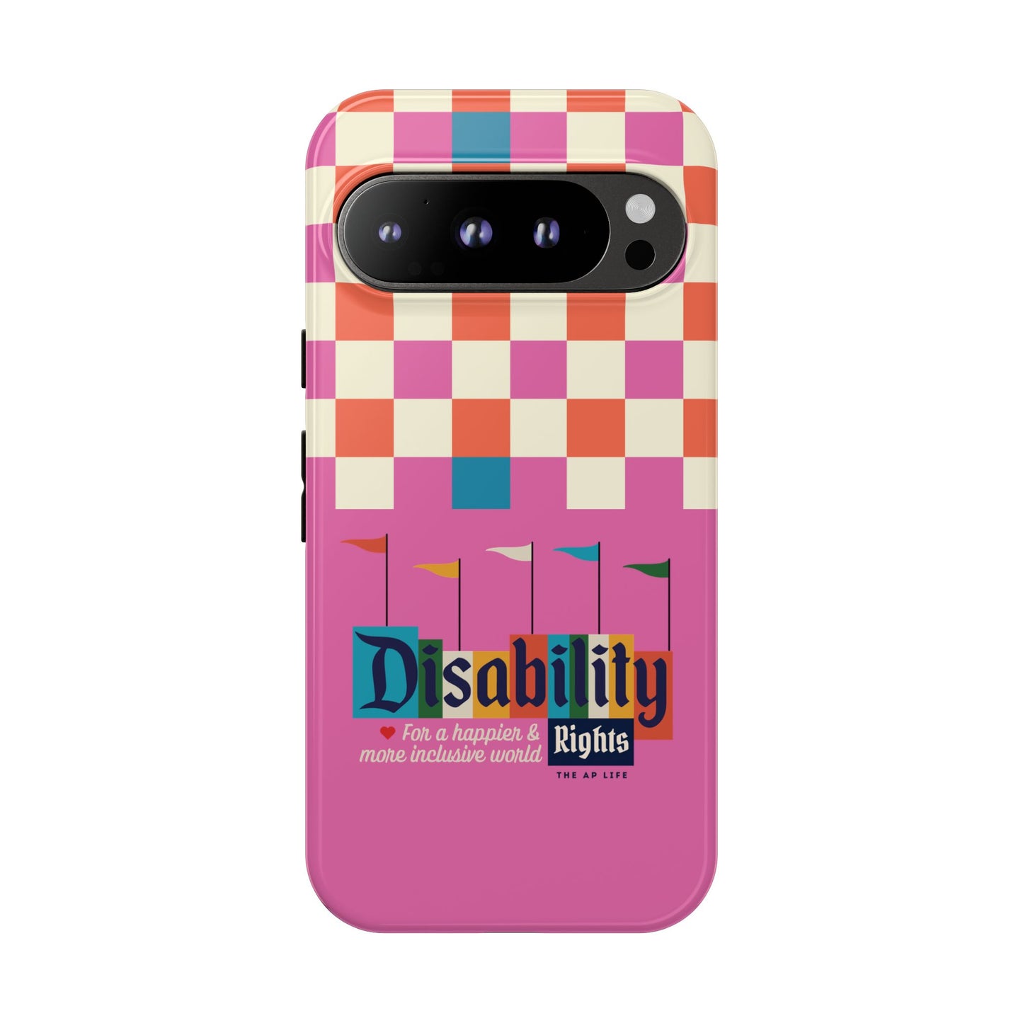 Disability Rights for a Happier & More Inclusive World - Android Phone Case for Google Pixel & Samsung Phones