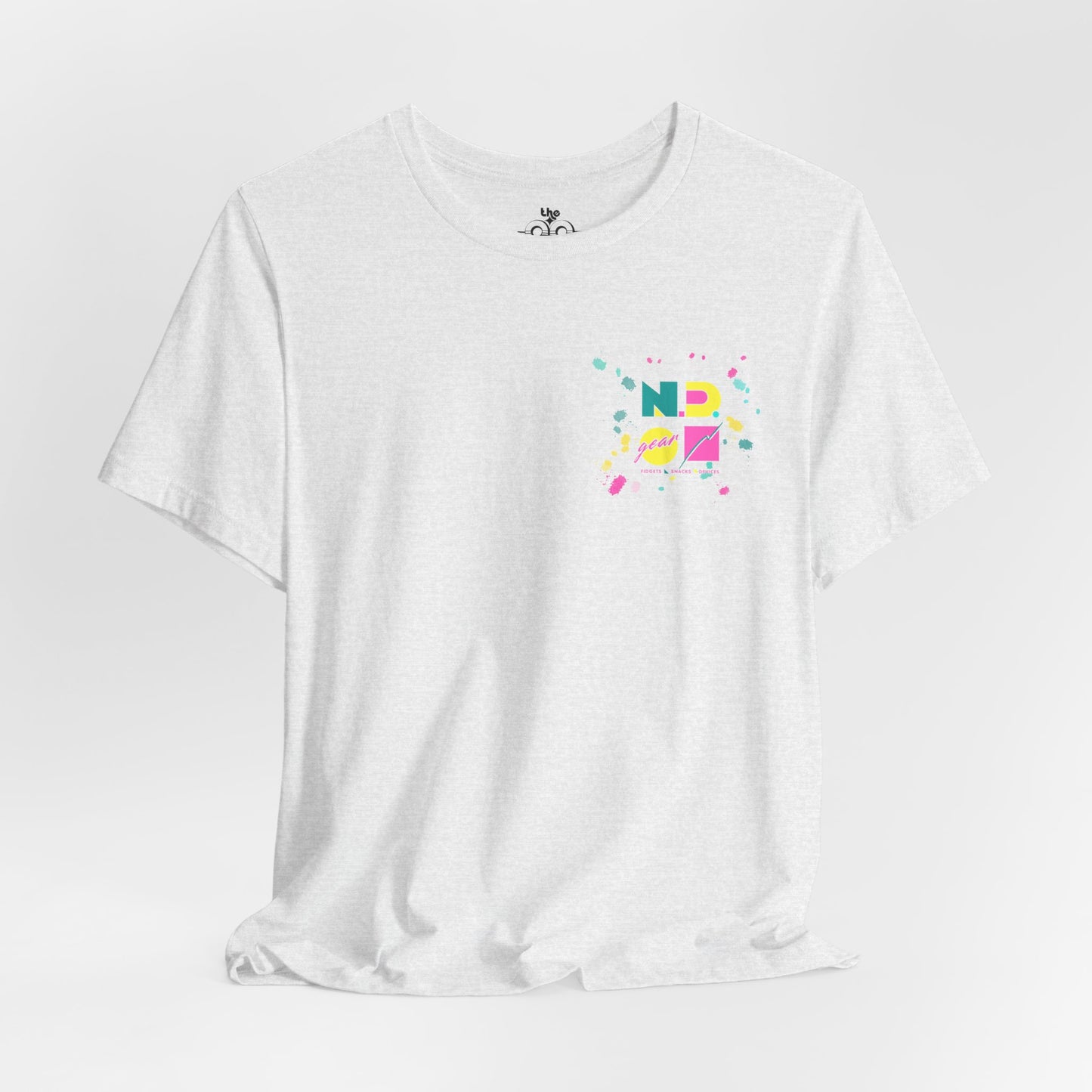 N.D. Gear - Fidgets, Snacks, Devices - Adult Unisex Jersey Short Sleeve Tee