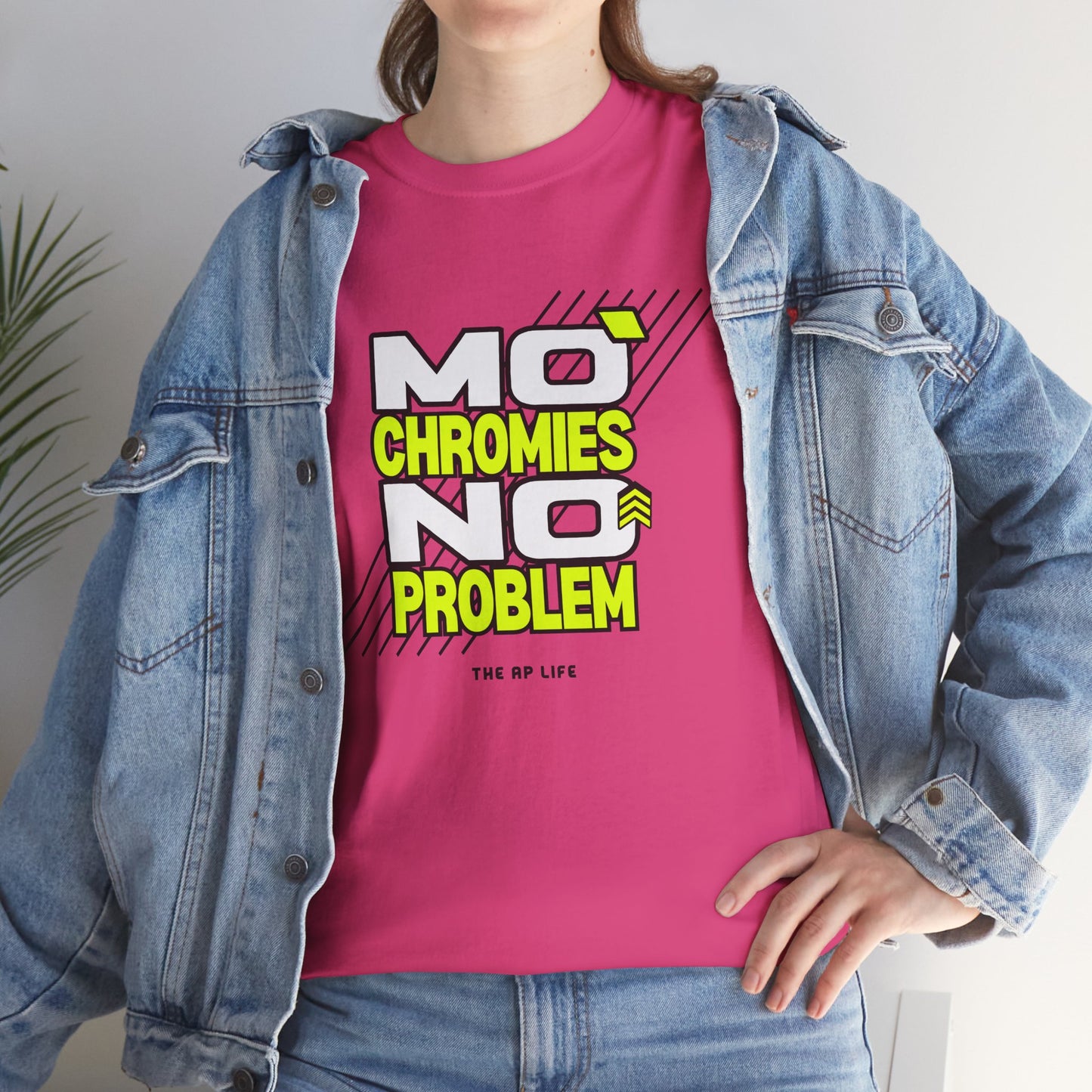 Mo' Chromies, No Problem DS Awareness - Adult Unisex Heavy Cotton Tee