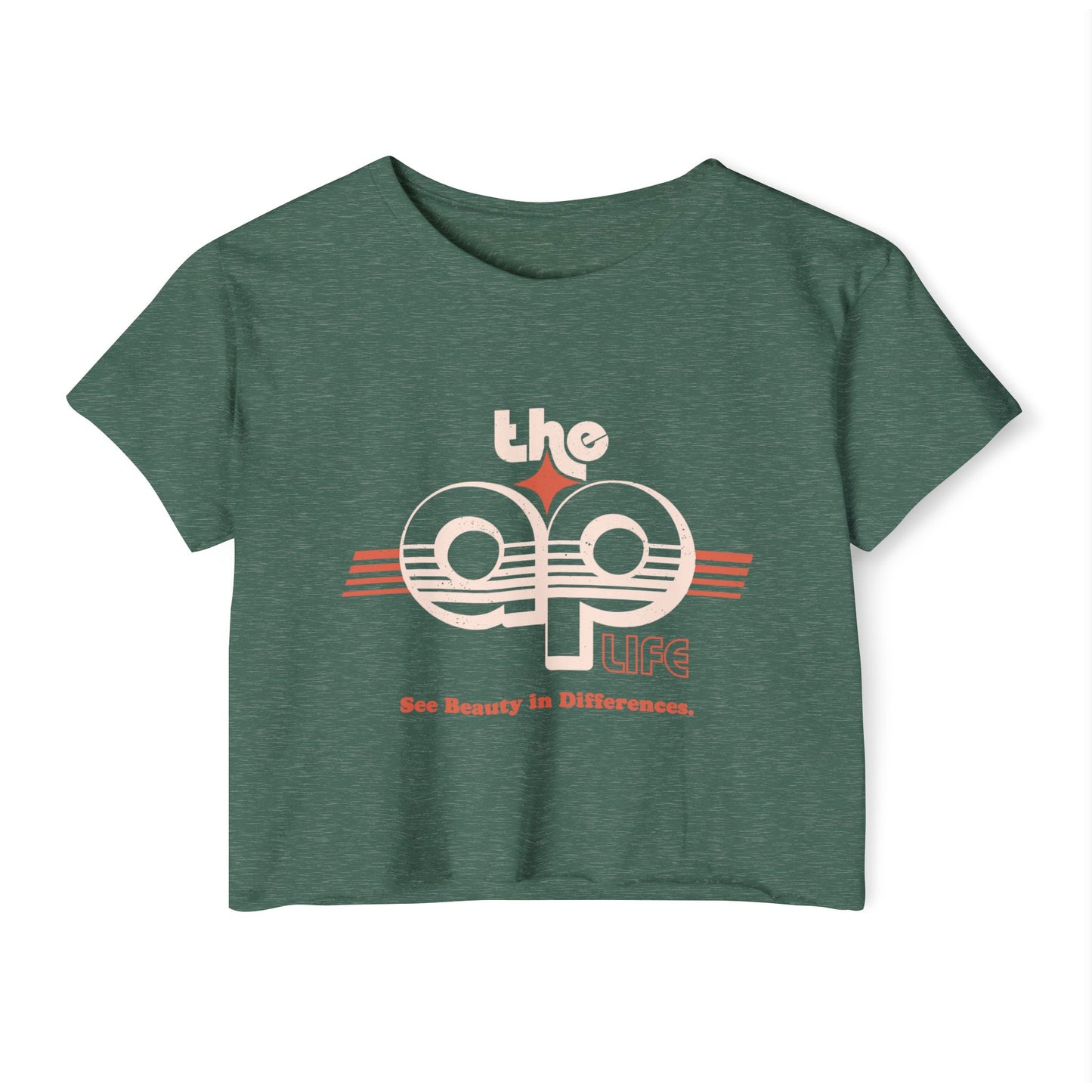 The AP Life - See Beauty in Differences - Women's Festival Crop Top