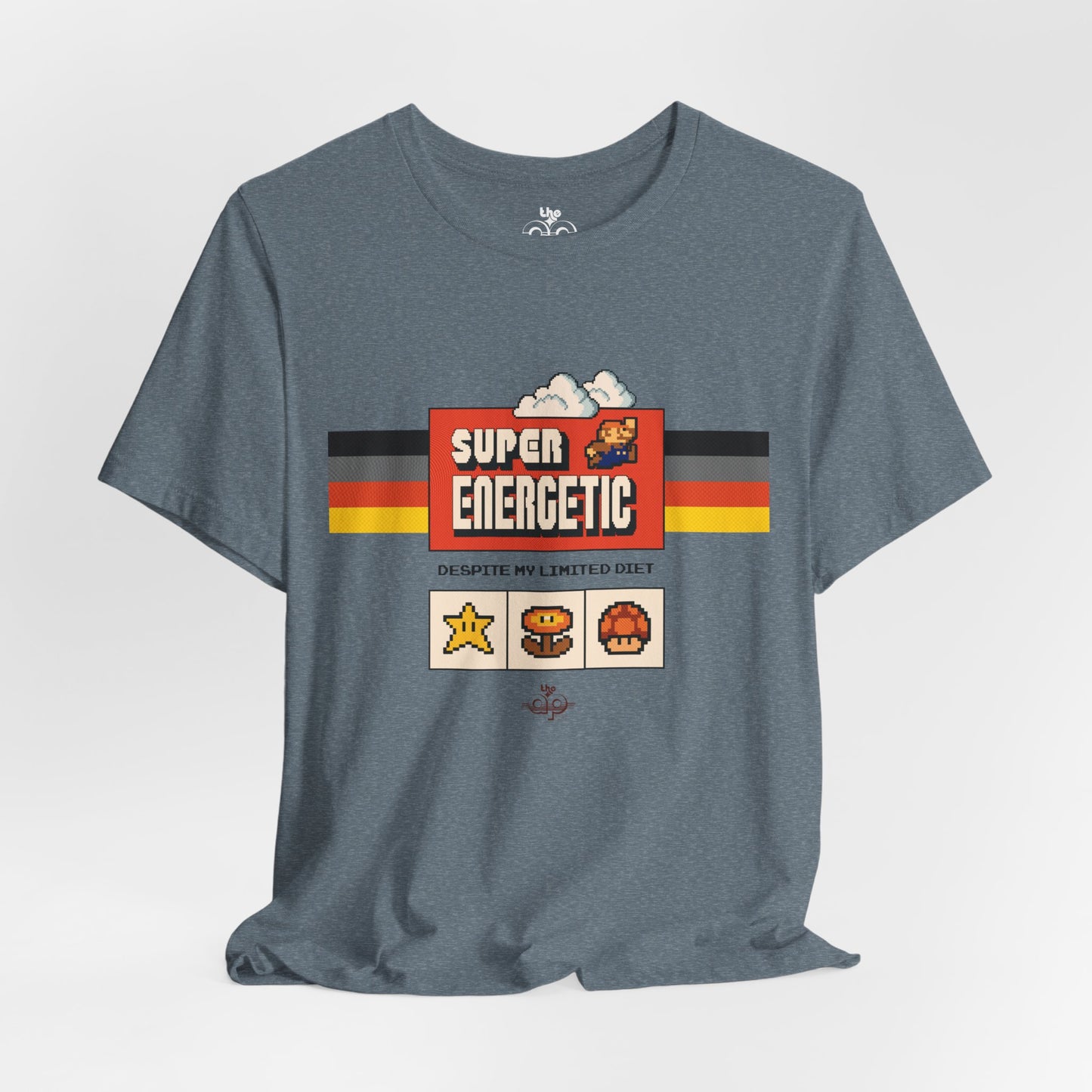 Super Energetic, Despite My Limited Diet - Adult Unisex Jersey Short Sleeve Tee