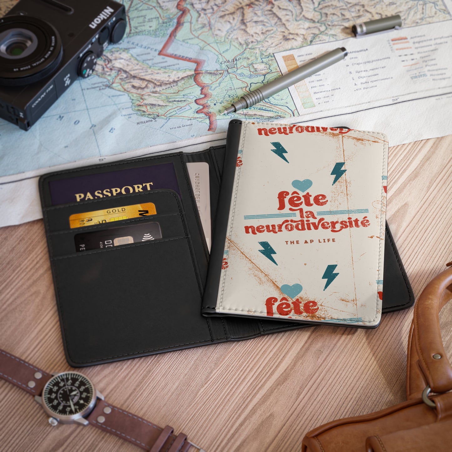 Fête La Neurodiversité Celebrate Neurodiversity - Passport Cover