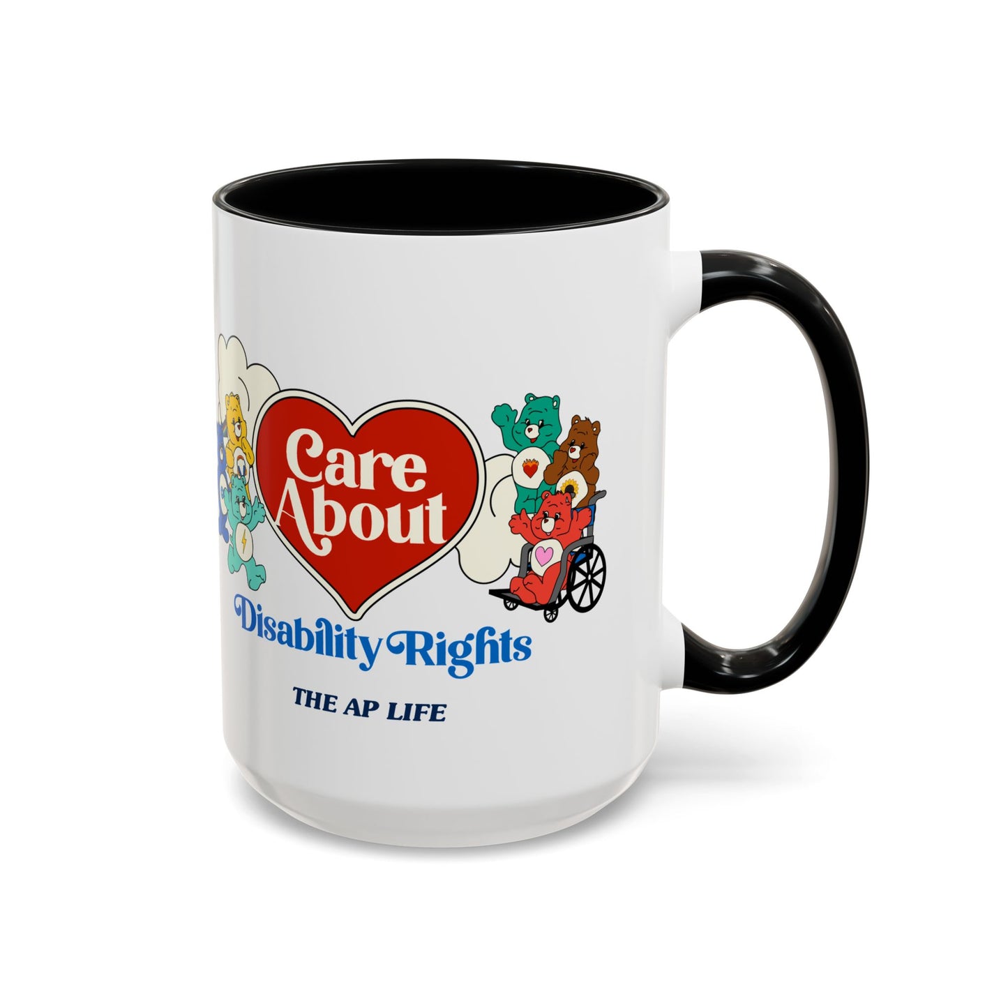 Care About Physical Disabilities - Disability Rights - Accent Coffee Mug (11, 15oz)