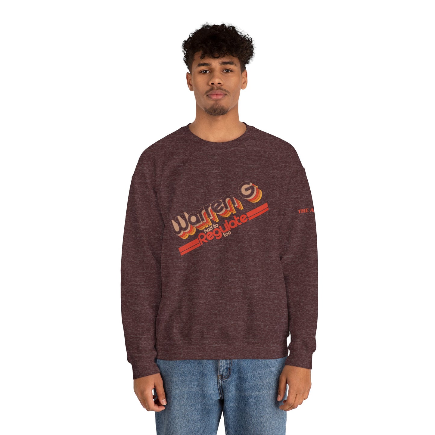 Warren G Had to Regulate Too - Adult Unisex Heavy Blend™ Crewneck Sweatshirt