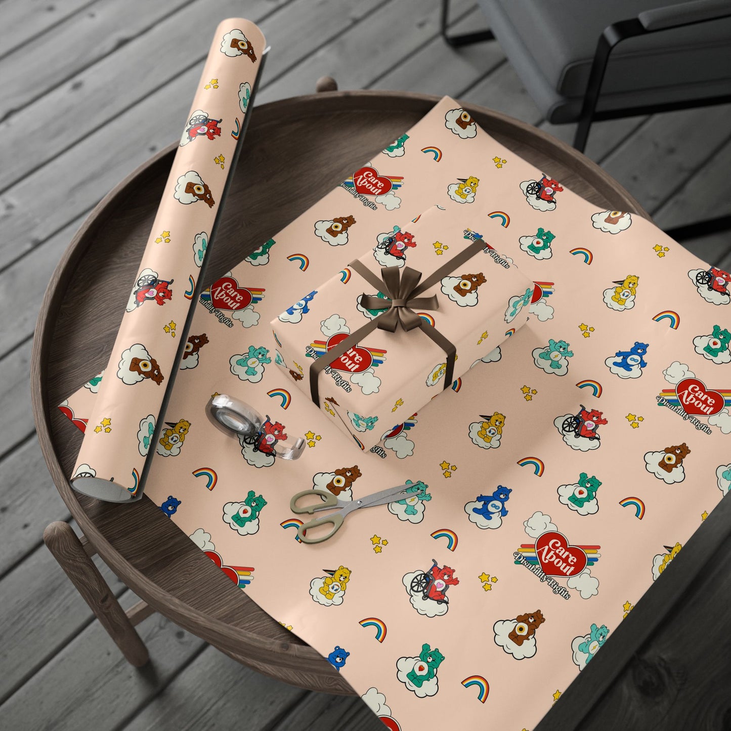 Care About Disability Rights - Wrapping Paper