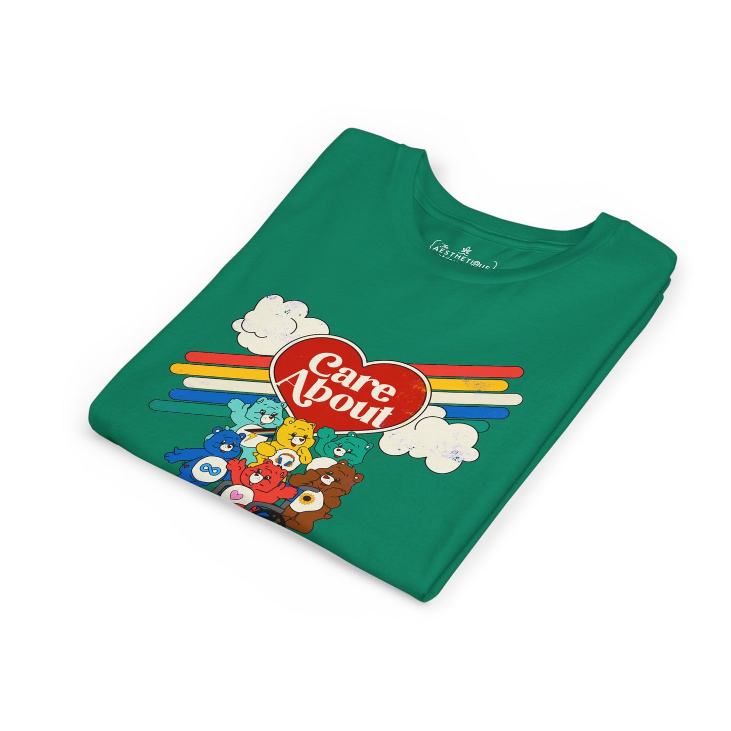 Care About Disability Rights - Retro 80s Vibe - Youth Unisex Jersey Tee