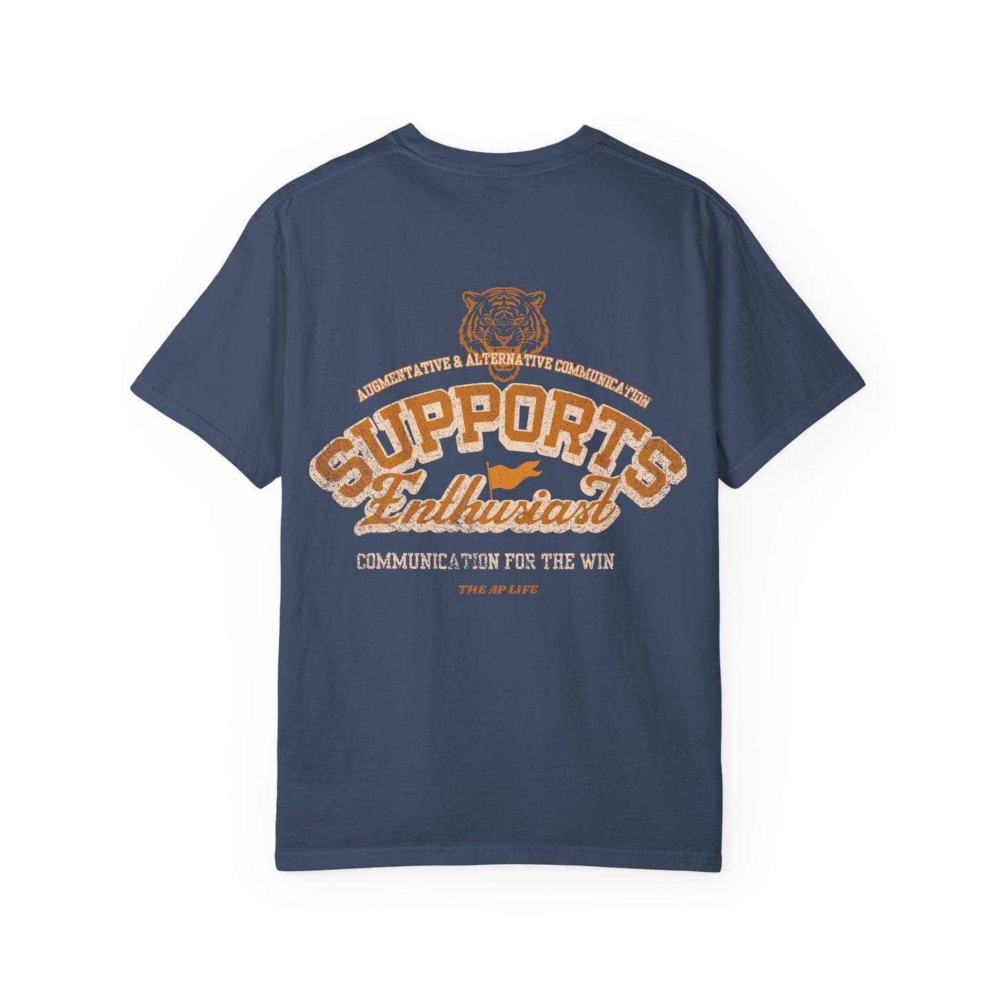 AAC Supports Team Enthusiast - Communication for the Win - Adult Unisex Tee